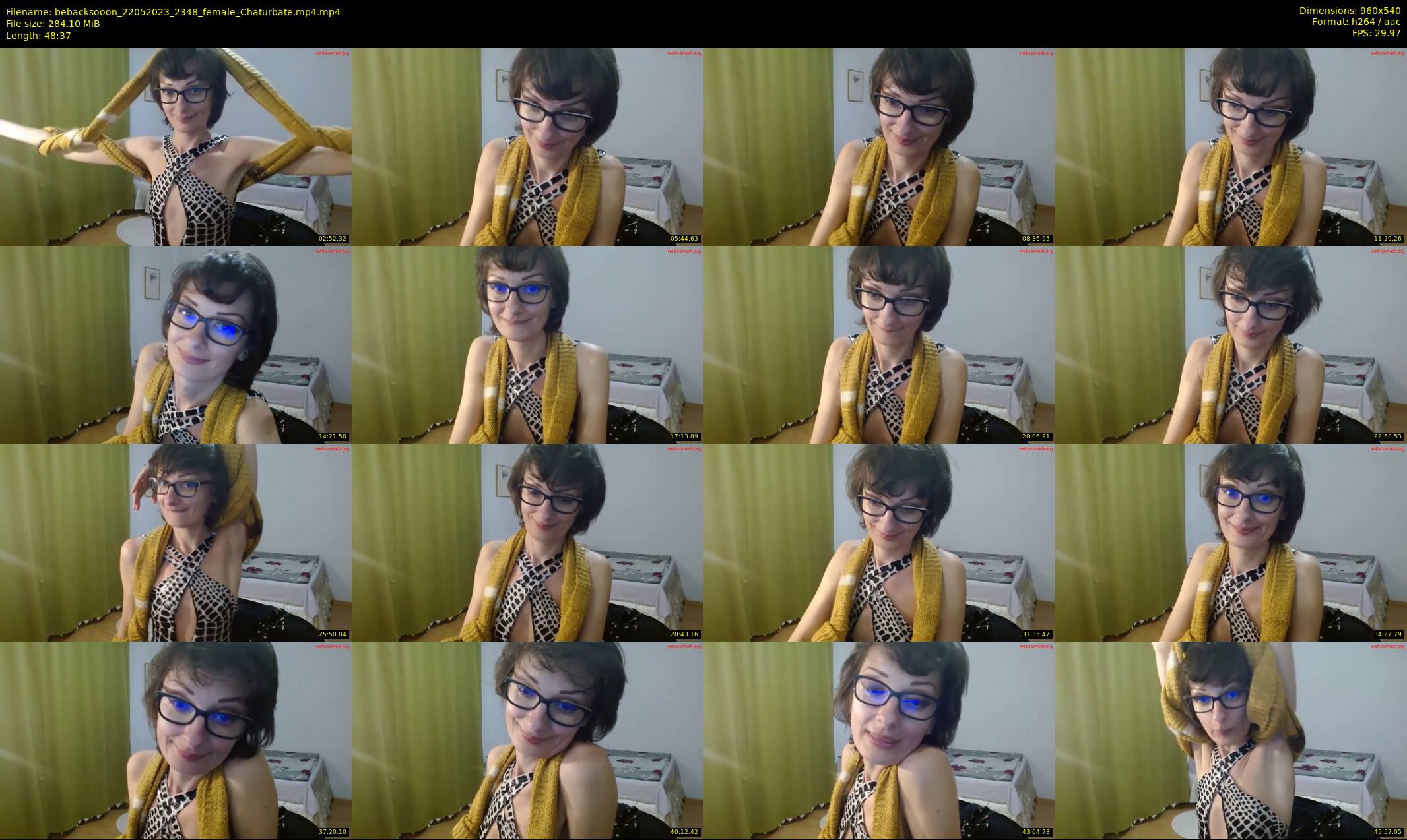 bebacksooon — 49 minute Chaturbate female cam show recording, 480p, May 22, 2023