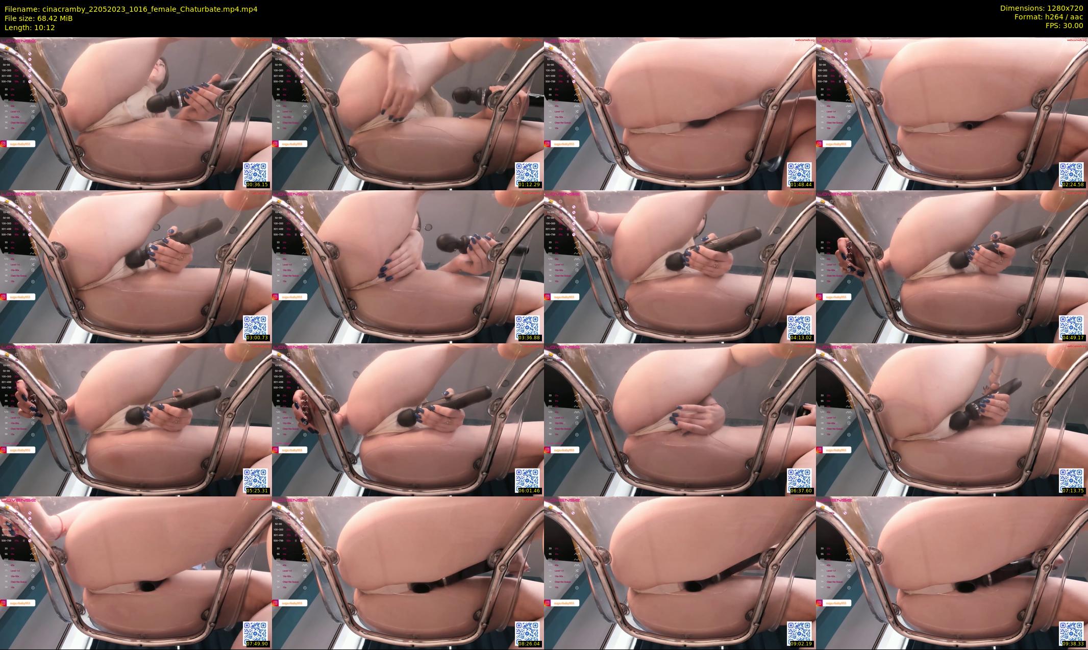 cinacramby — 11 minute Chaturbate female cam show recording, 720p, May 22, 2023