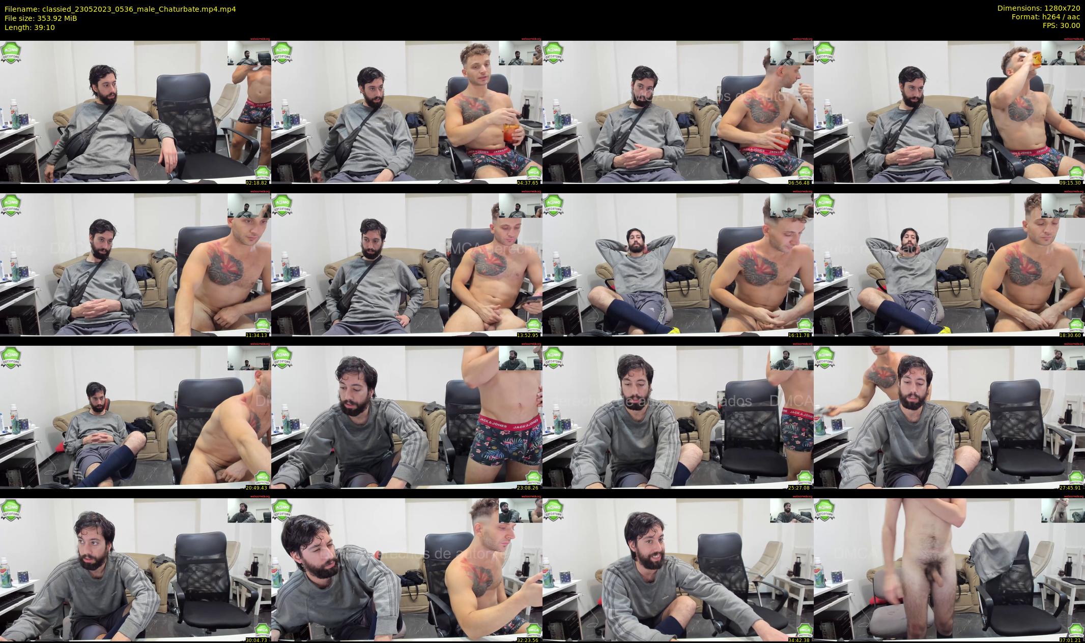 classied — 40 minute Chaturbate male cam show recording, 720p, May 23, 2023