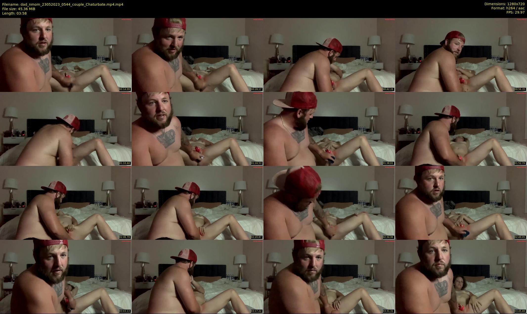 dad_nmom — 4 minute Chaturbate couple cam show recording, 720p, May 23, 2023