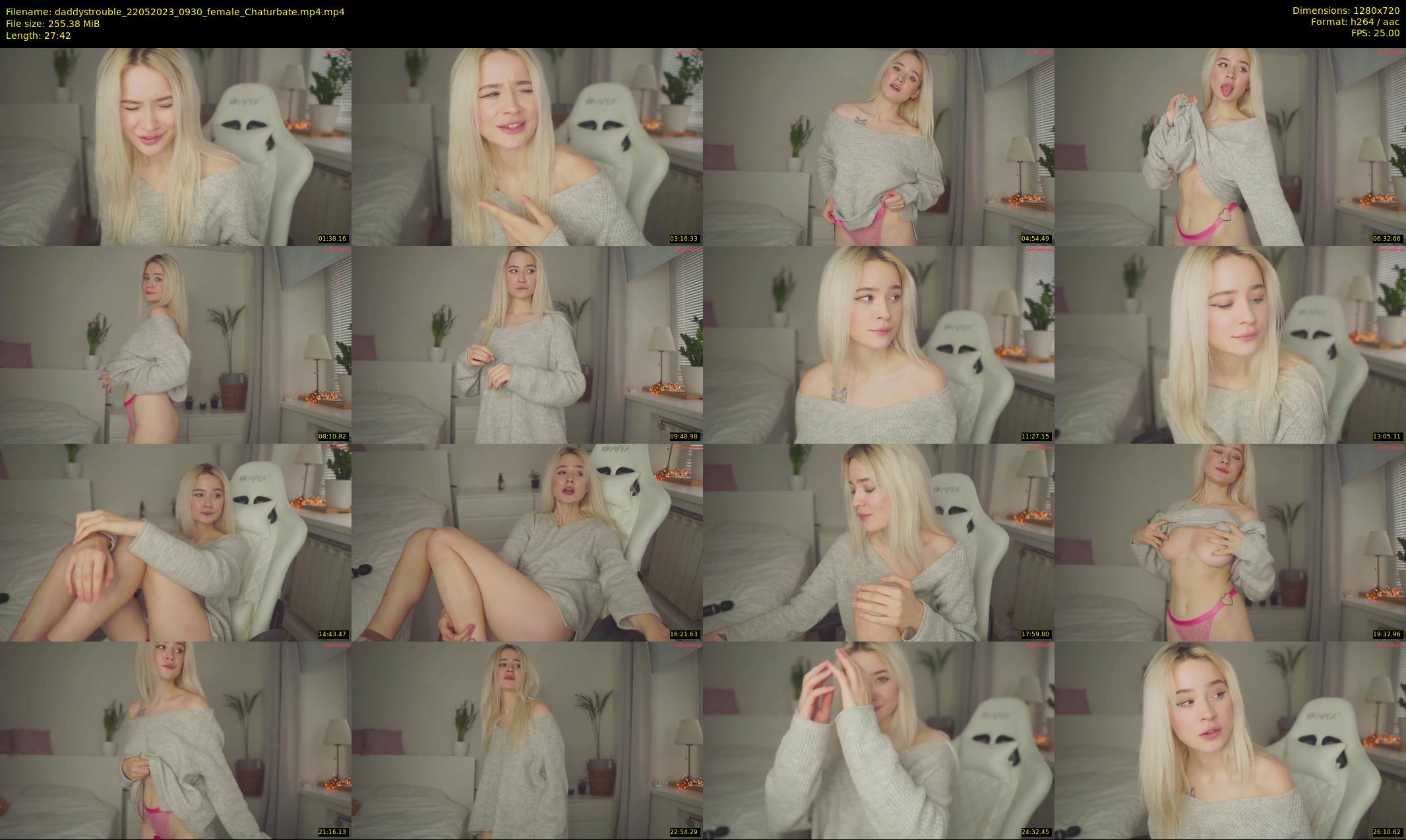 daddystrouble — 28 minute Chaturbate female cam show recording, 720p, May 22, 2023