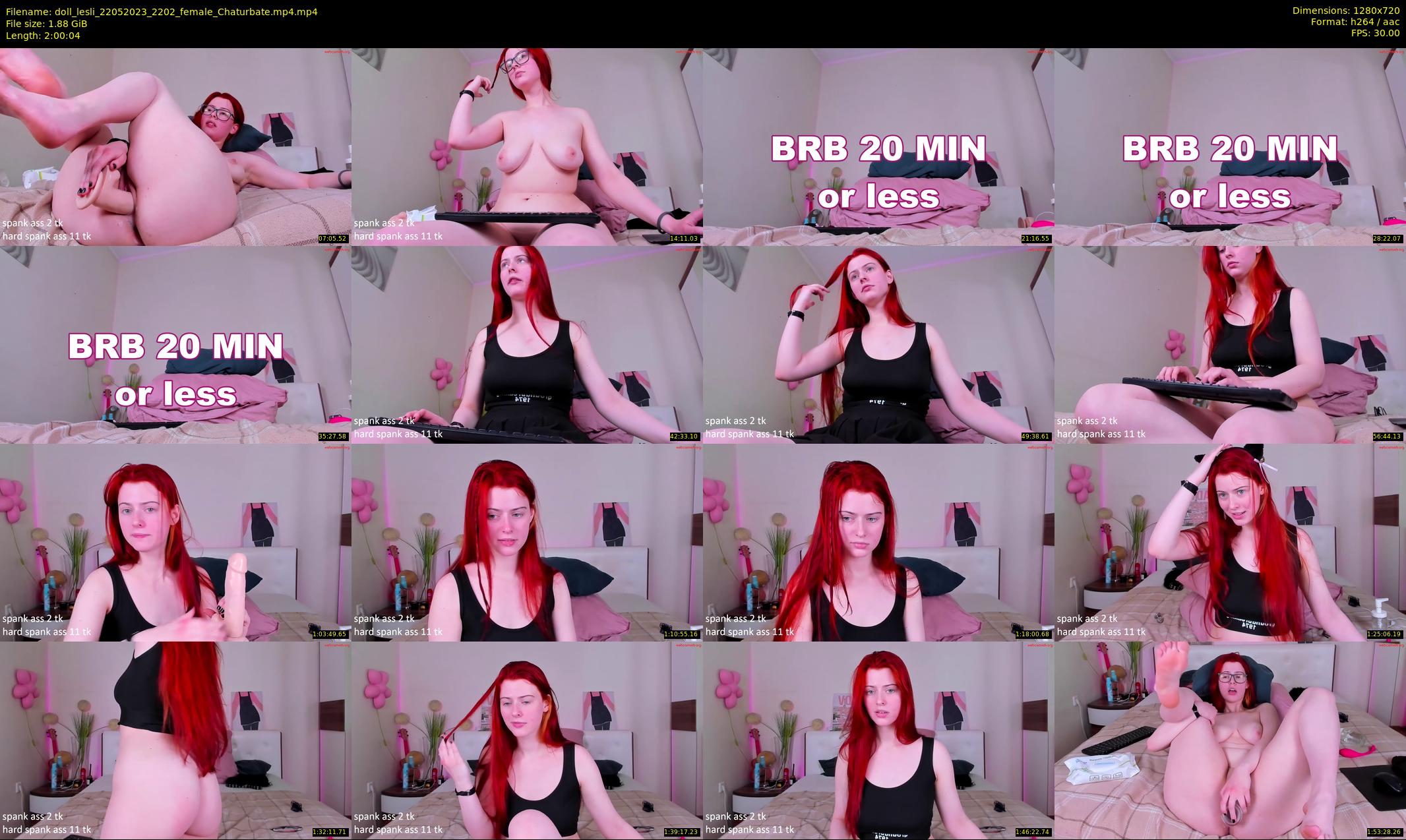 doll_lesli — 121 minute Chaturbate female cam show recording, 720p, May 22, 2023