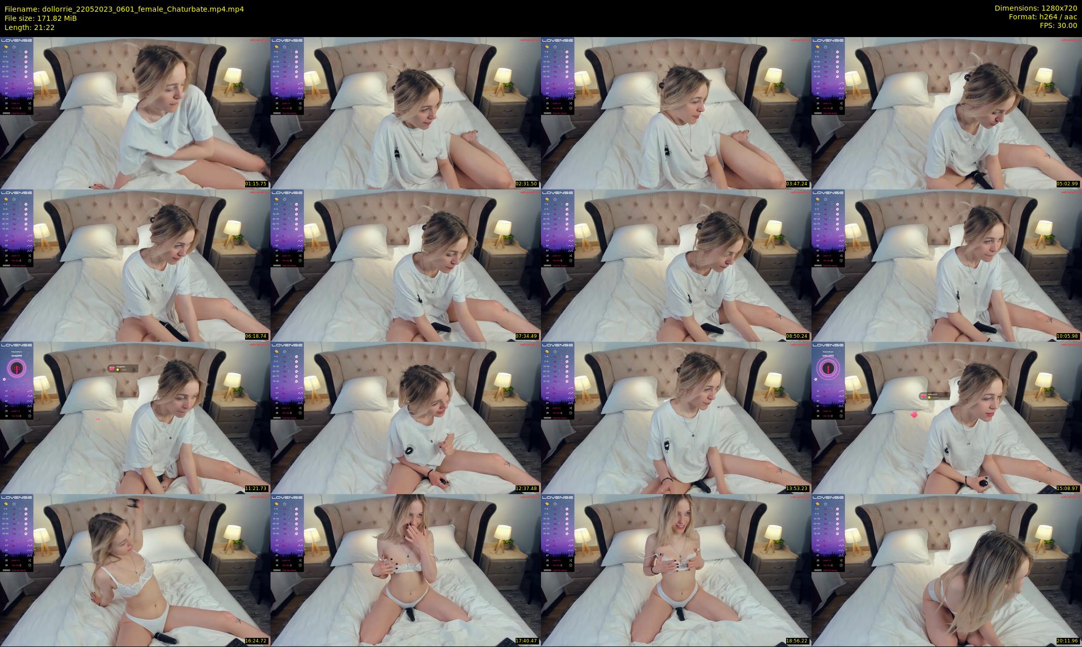 dollorrie — 22 minute Chaturbate couple cam show recording, 720p, May 22, 2023