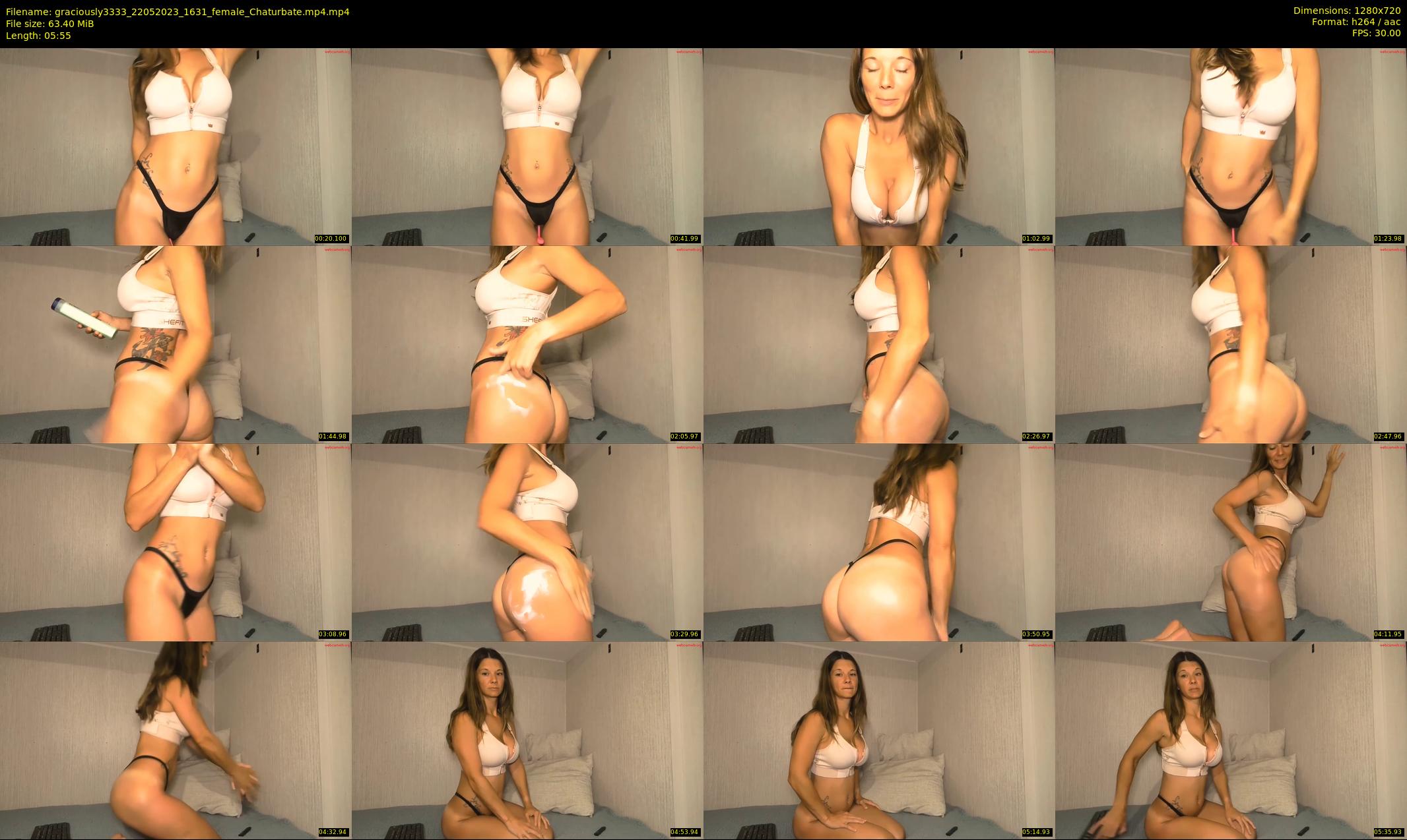 graciously3333 — 6 minute Chaturbate female cam show recording, 720p, May 22, 2023