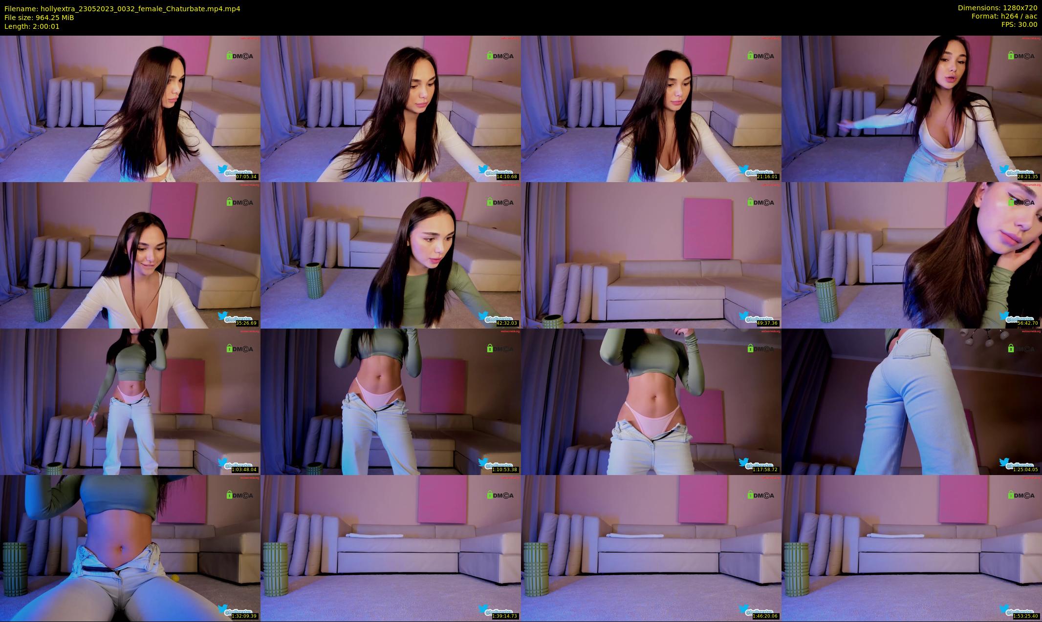 hollyextra — 121 minute Chaturbate female cam show recording, 720p, May 23, 2023