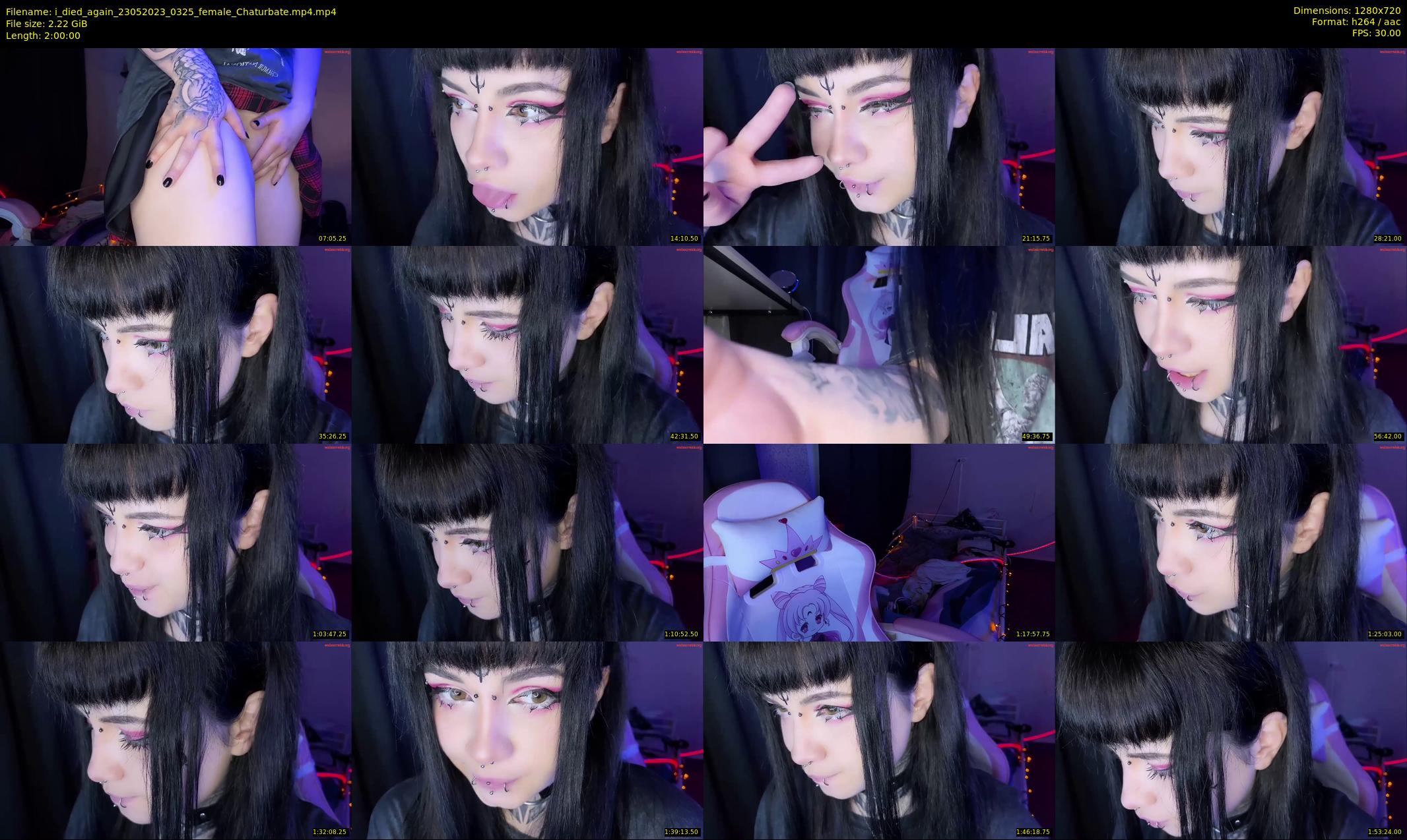 i_died_again — 120 minute Chaturbate female cam show recording, 720p, May 23, 2023