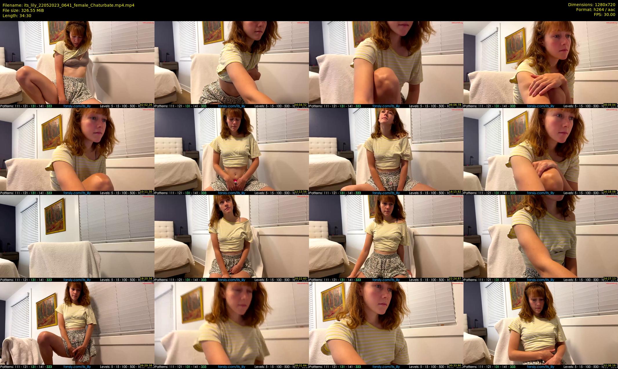 its_lily — 35 minute Chaturbate female cam show recording, 720p, May 22, 2023
