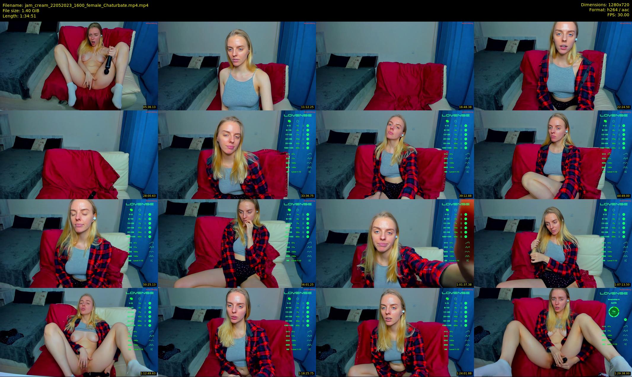 jam_cream — 95 minute Chaturbate female cam show recording, 720p, May 22, 2023