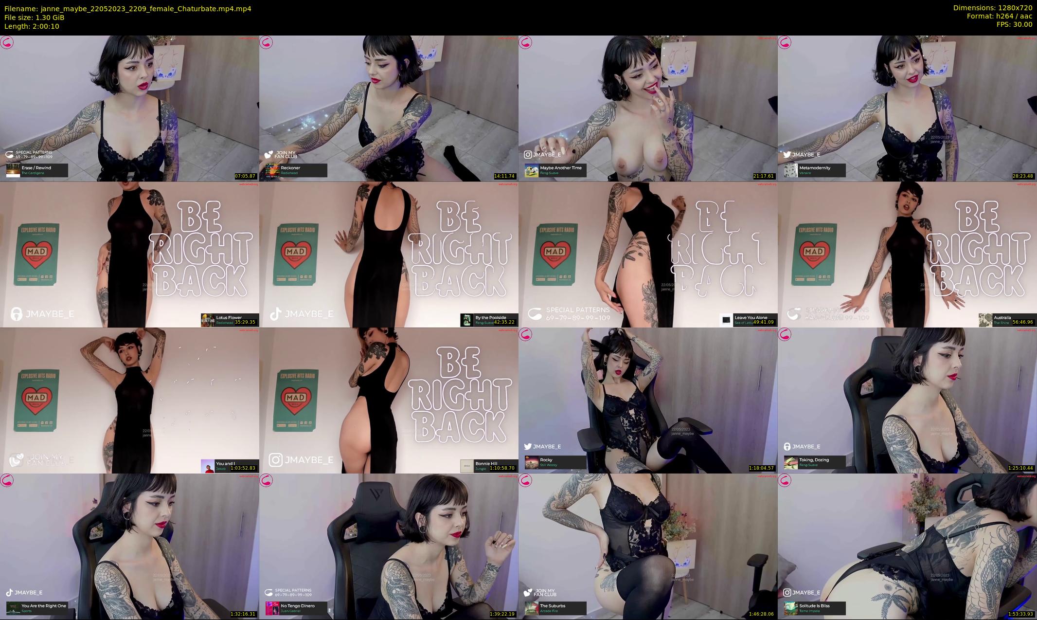 janne_maybe — 121 minute Chaturbate female cam show recording, 720p, May 22, 2023