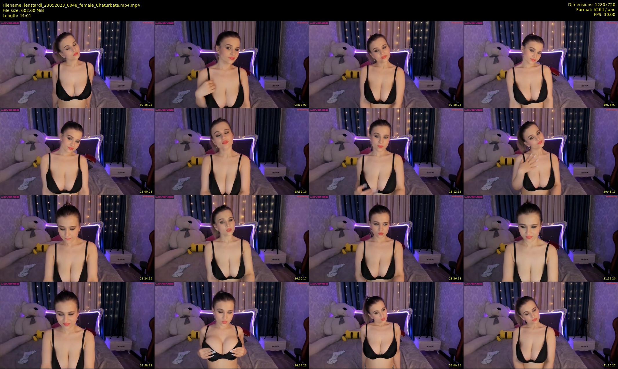 lenstardi — 45 minute Chaturbate female cam show recording, 720p, May 23, 2023