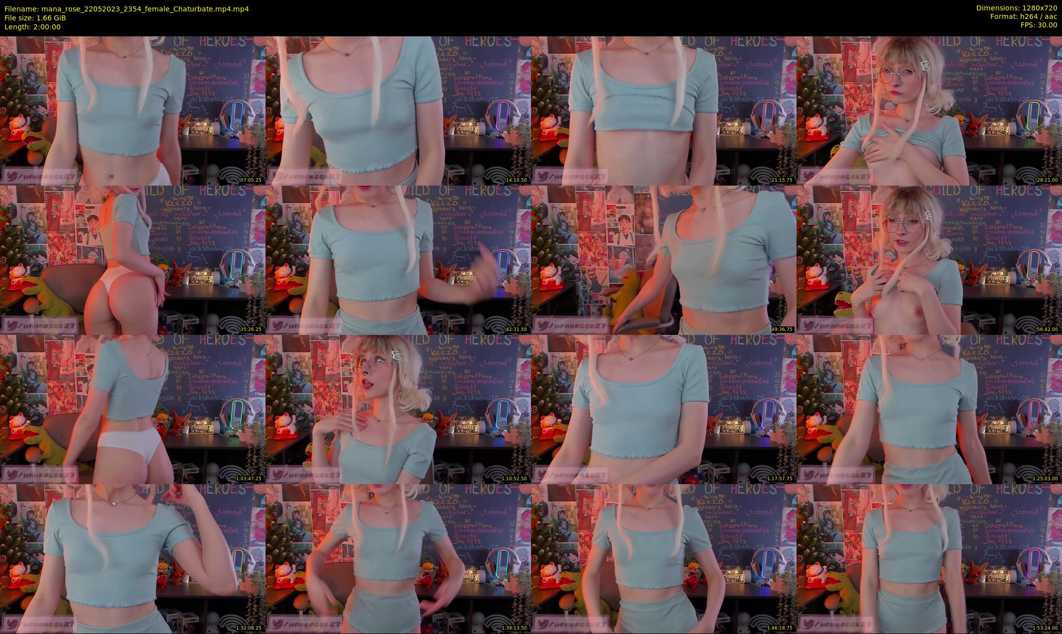 mana_rose — 120 minute Chaturbate female cam show recording, 720p, May 22, 2023