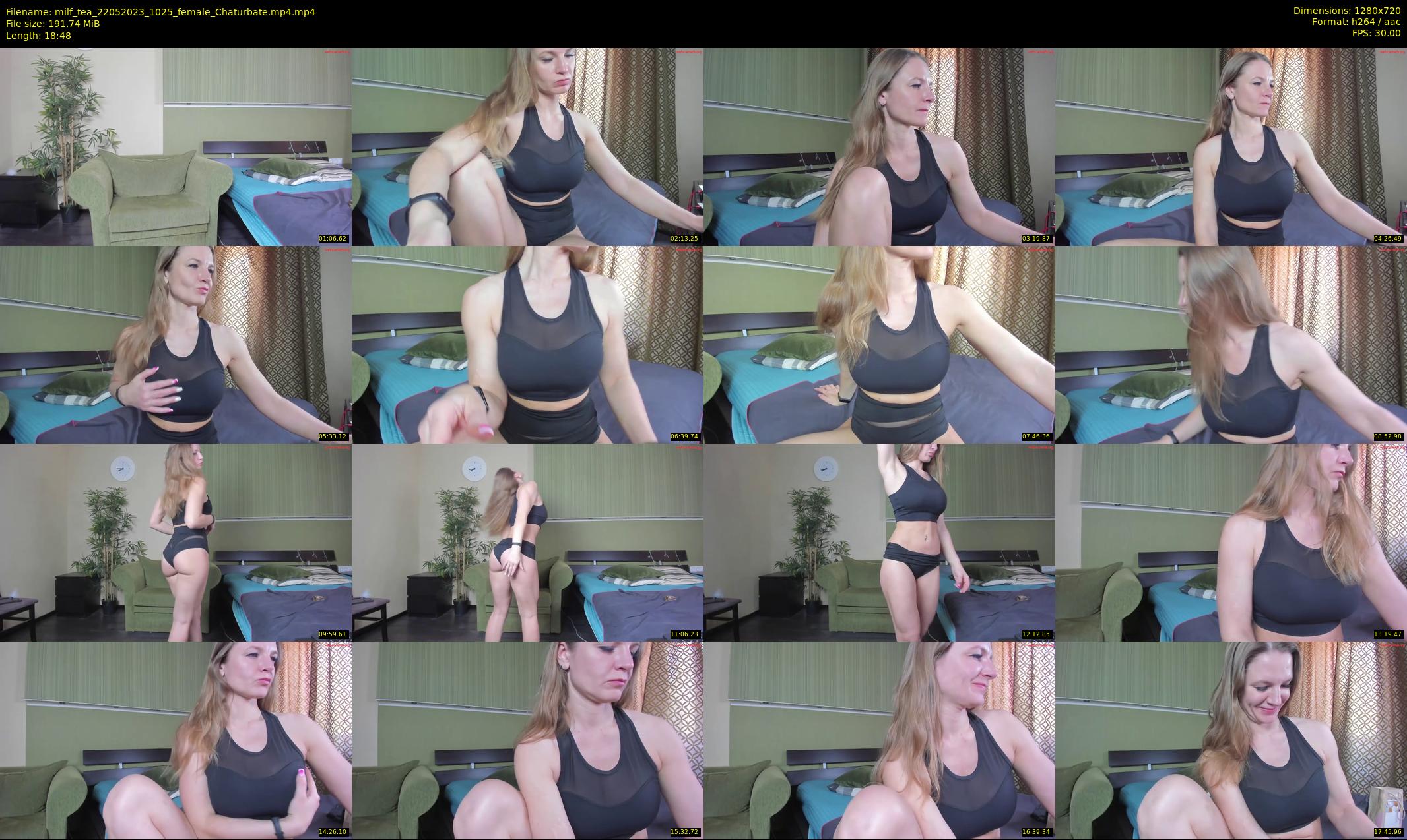milf_tea — 19 minute Chaturbate female cam show recording, 720p, May 22, 2023