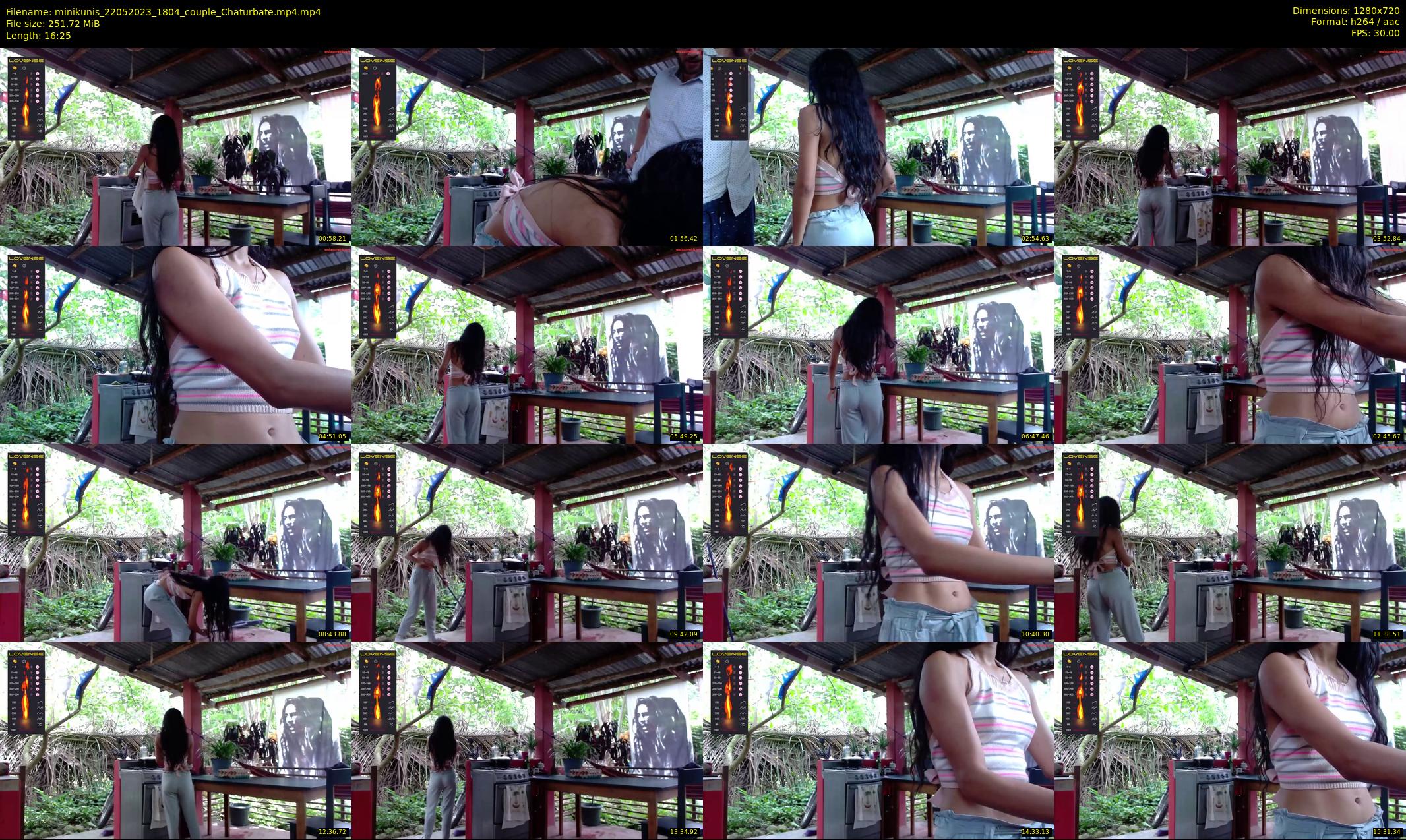 minikunis — 17 minute Chaturbate couple cam show recording, 720p, May 22, 2023