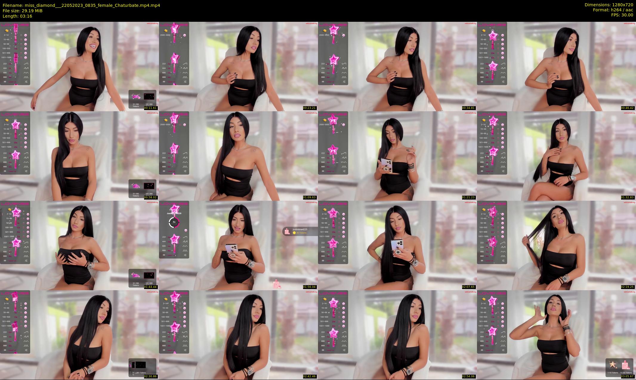 miss_diamond__ — 4 minute Chaturbate female cam show recording, 720p, May 22, 2023