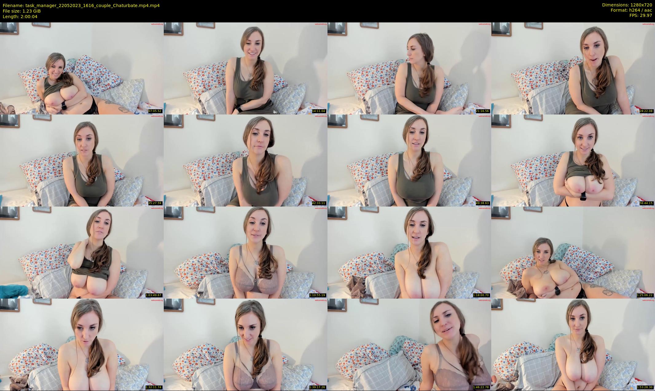 task_manager — 121 minute Chaturbate couple cam show recording, 720p, May 22, 2023