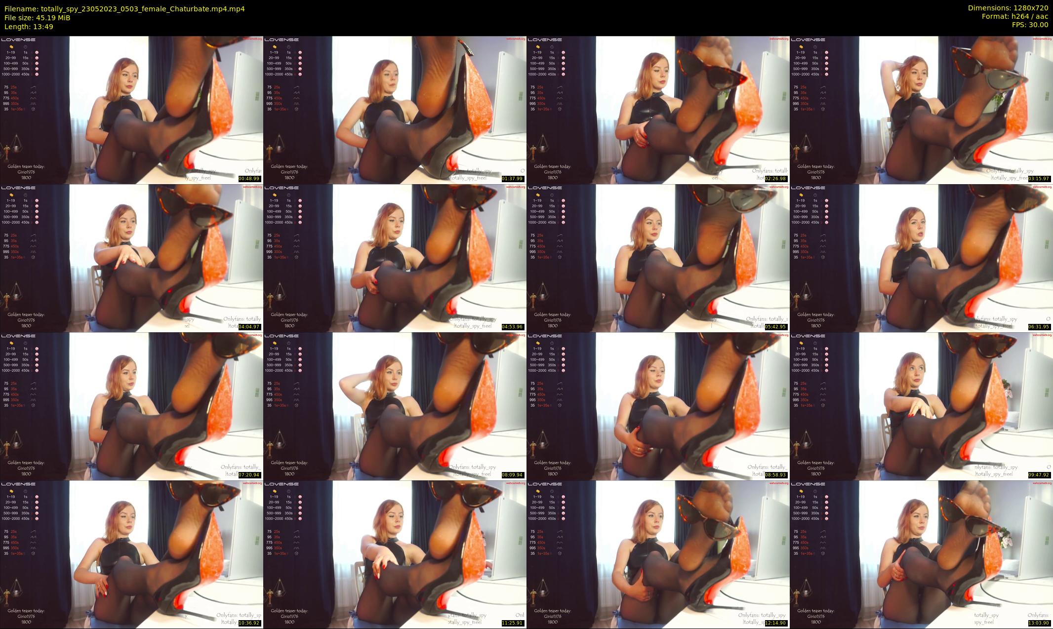 totally_spy — 14 minute Chaturbate female cam show recording, 720p, May 23, 2023