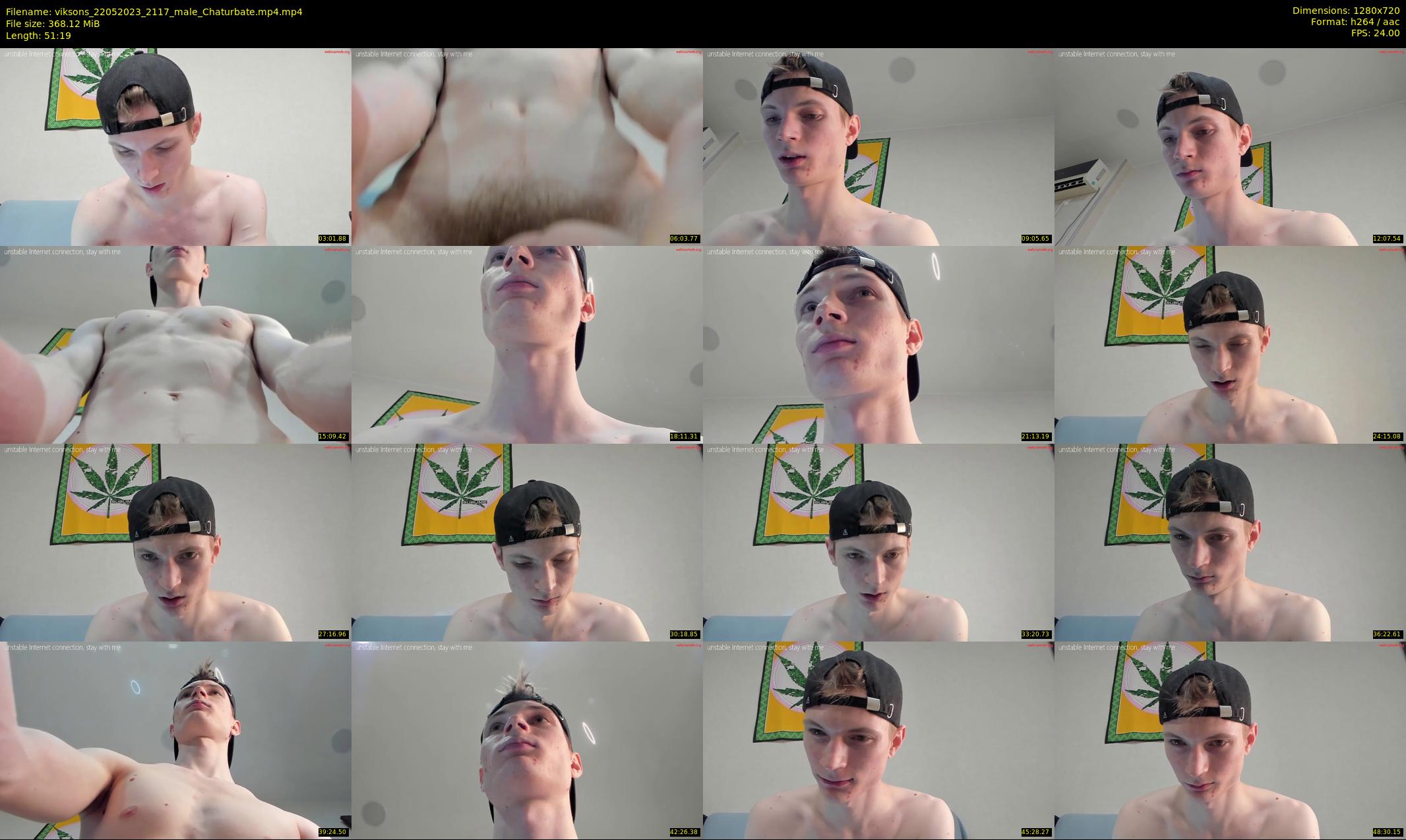 viksons — 52 minute Chaturbate male cam show recording, 720p, May 22, 2023