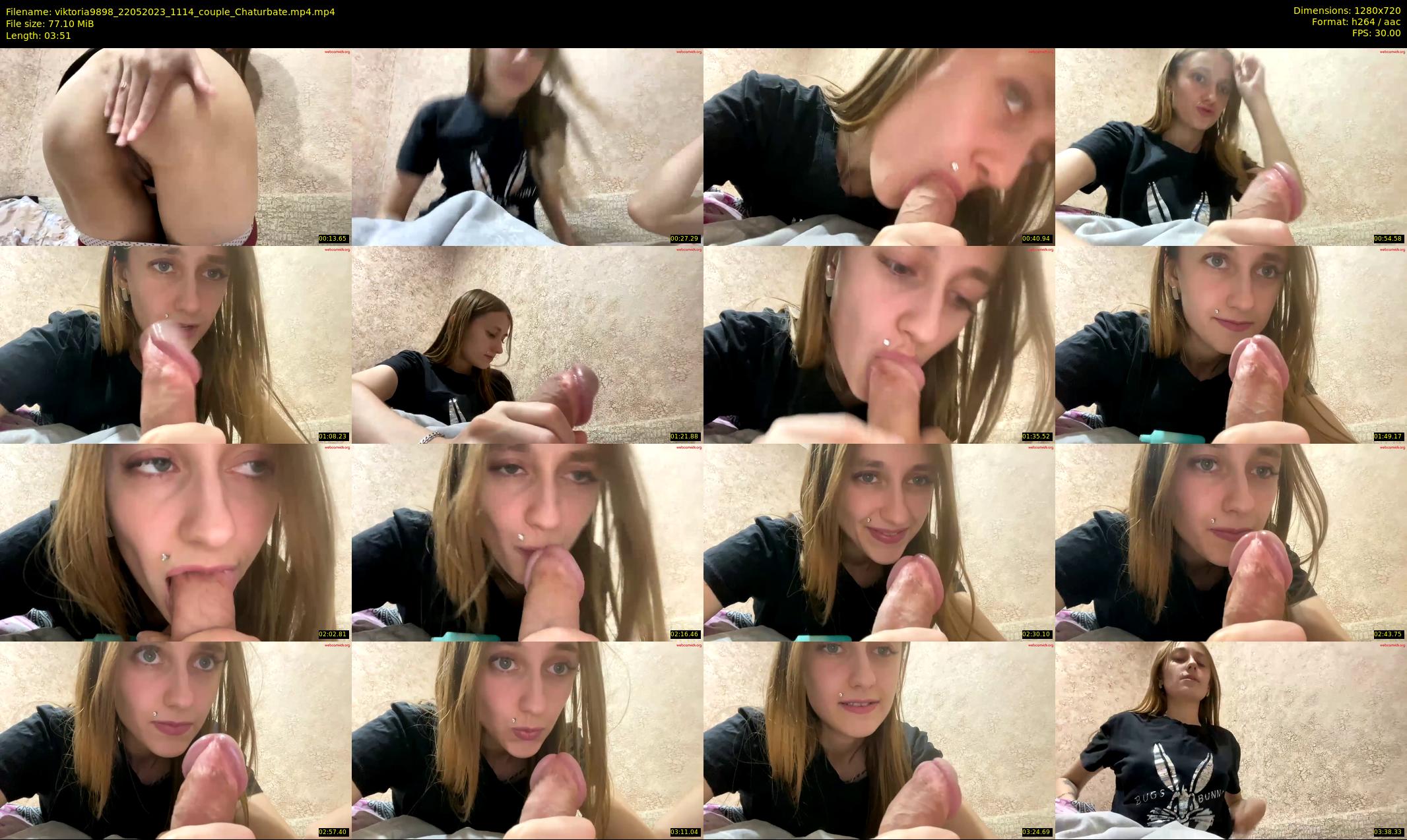viktoria9898 — 4 minute Chaturbate couple cam show recording, 720p, May 22, 2023