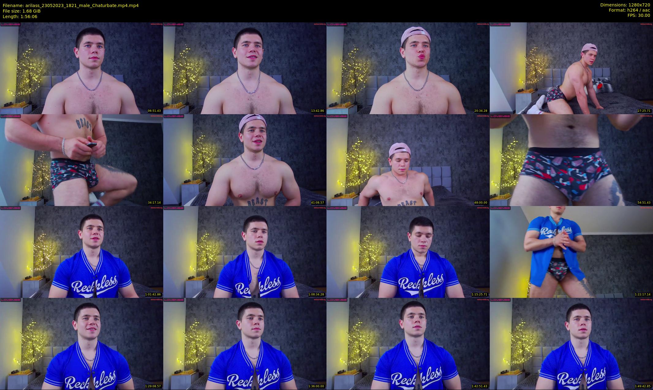 arilass — 117 minute Chaturbate male cam show recording, 720p, May 23, 2023