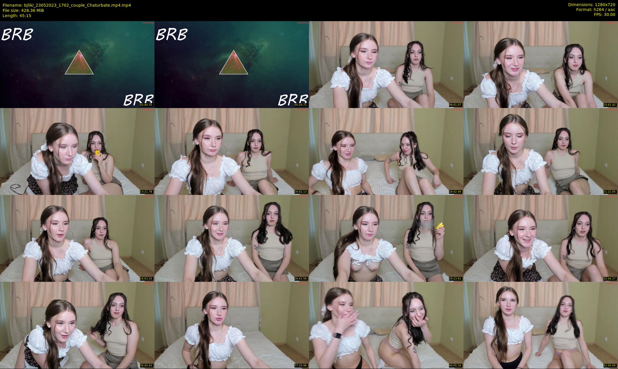 bjliki — 46 minute Chaturbate couple cam show recording, 720p, May 23, 2023