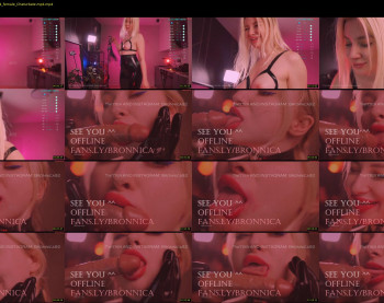 bronnica — 13 minute Chaturbate female cam show recording, 720p, May 24, 2023