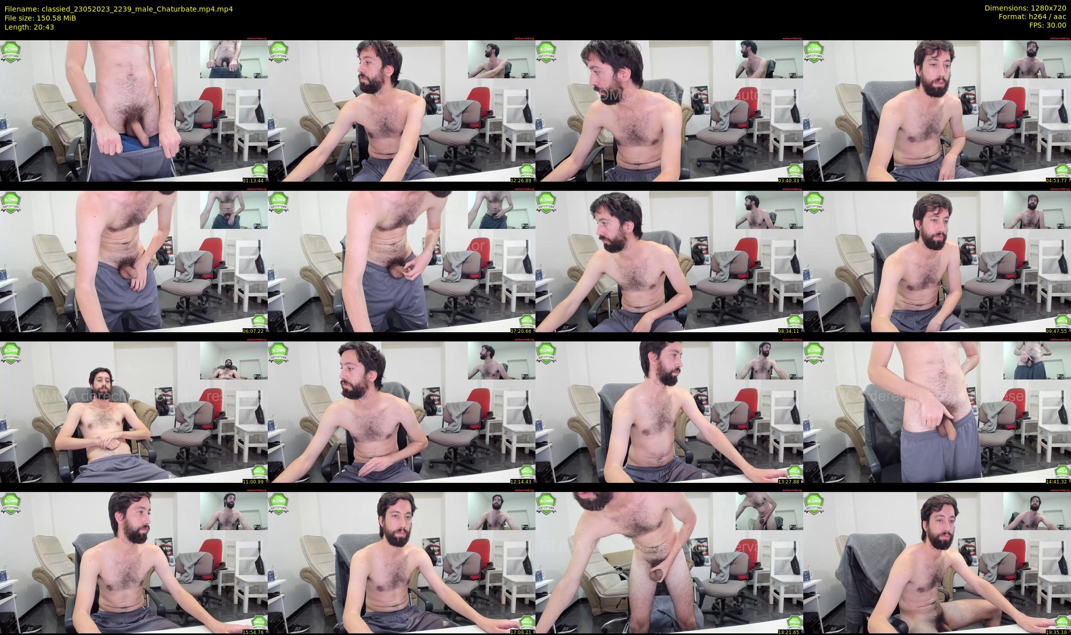 classied — 21 minute Chaturbate male cam show recording, 720p, May 23, 2023