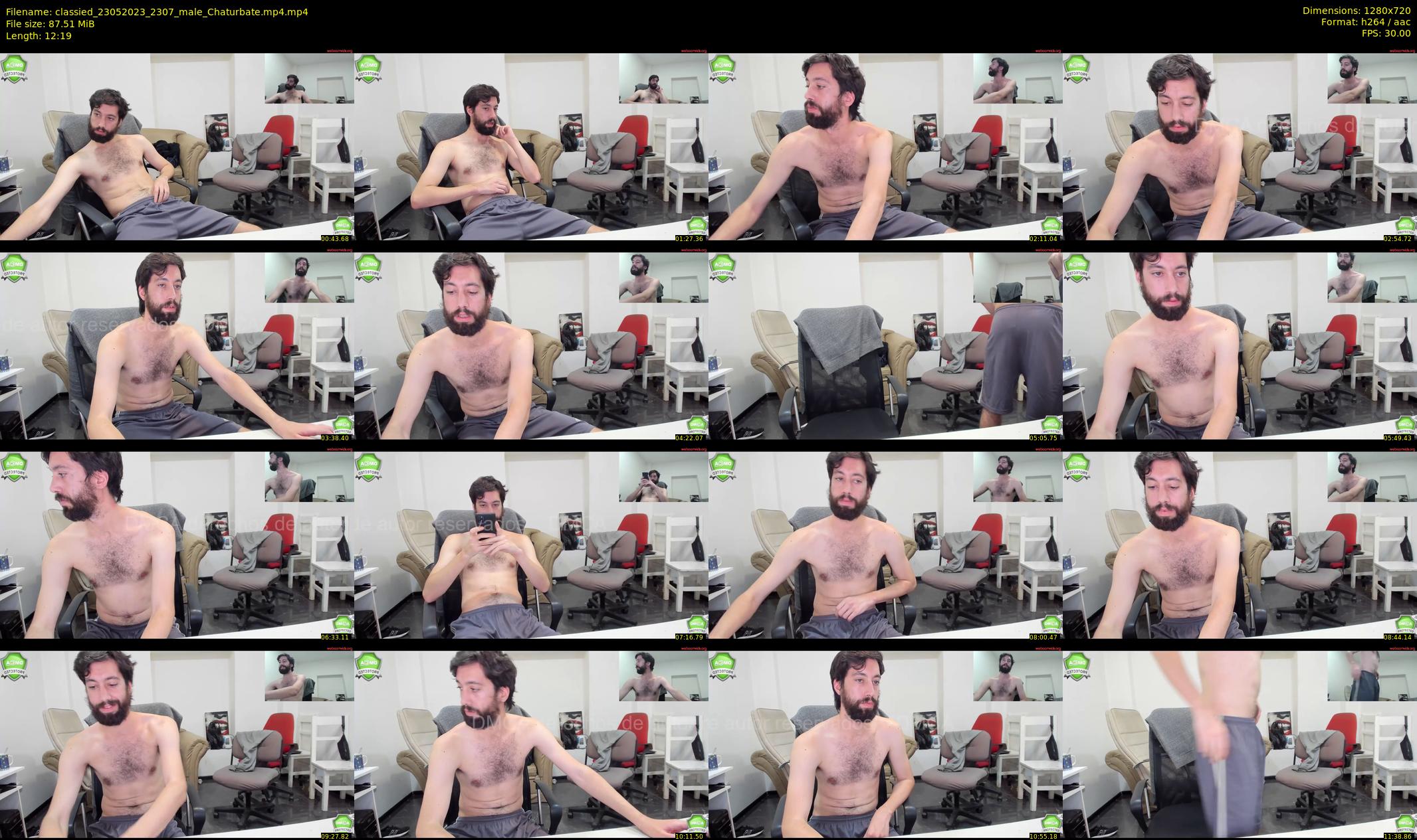classied — 13 minute Chaturbate male cam show recording, 720p, May 23, 2023