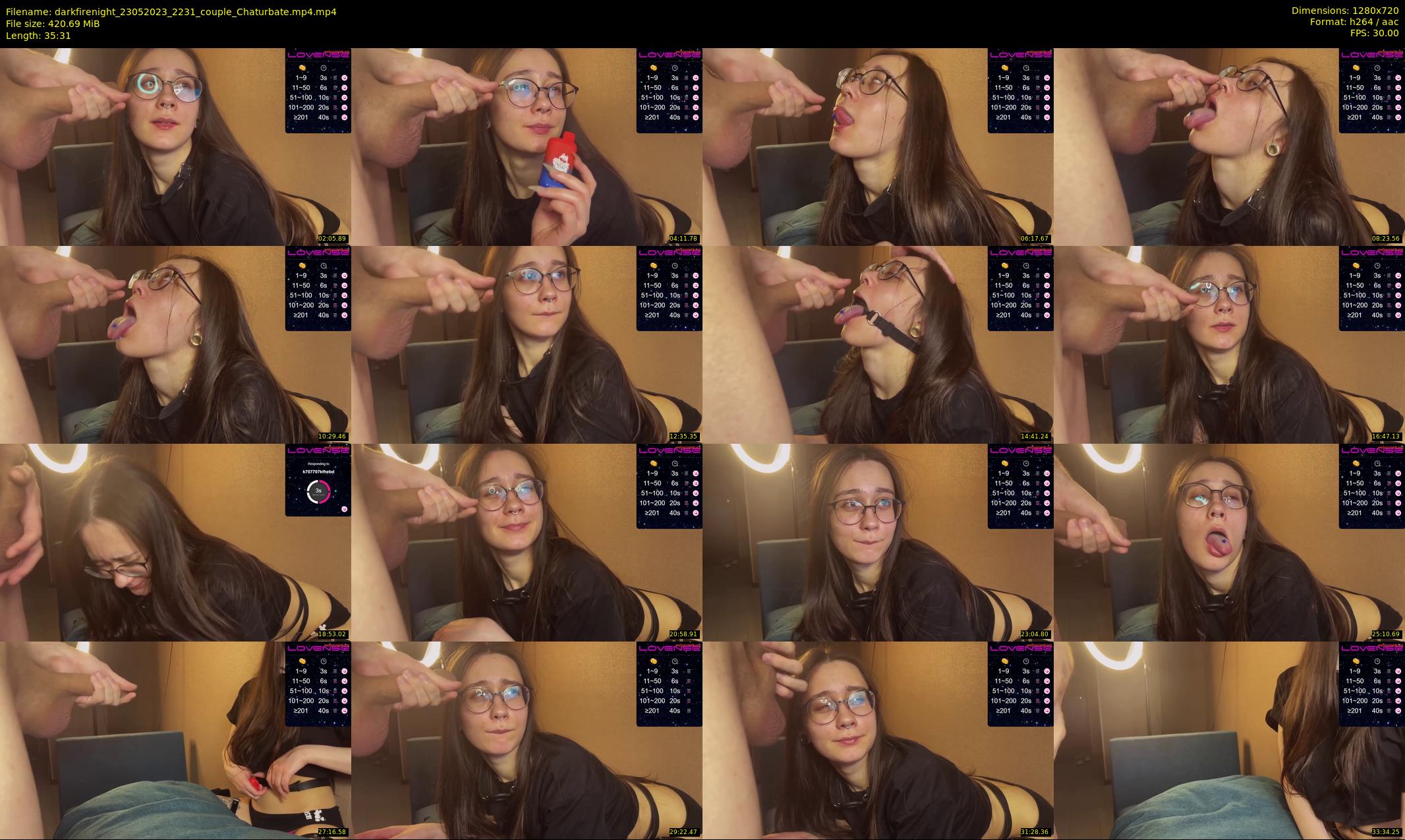 darkfirenight — 36 minute Chaturbate couple cam show recording, 720p, May 23, 2023