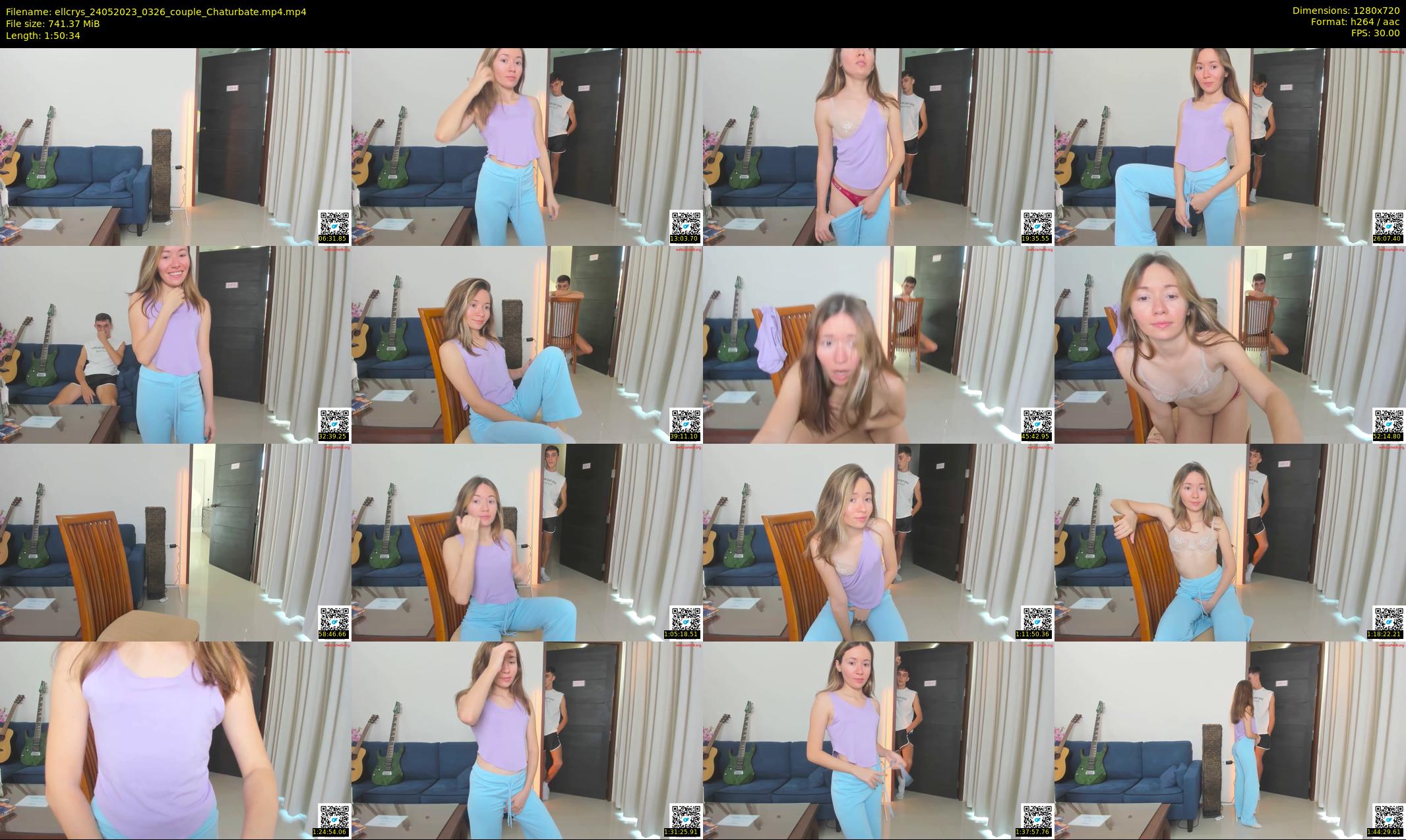 ellcrys — 111 minute Chaturbate couple cam show recording, 720p, May 24, 2023