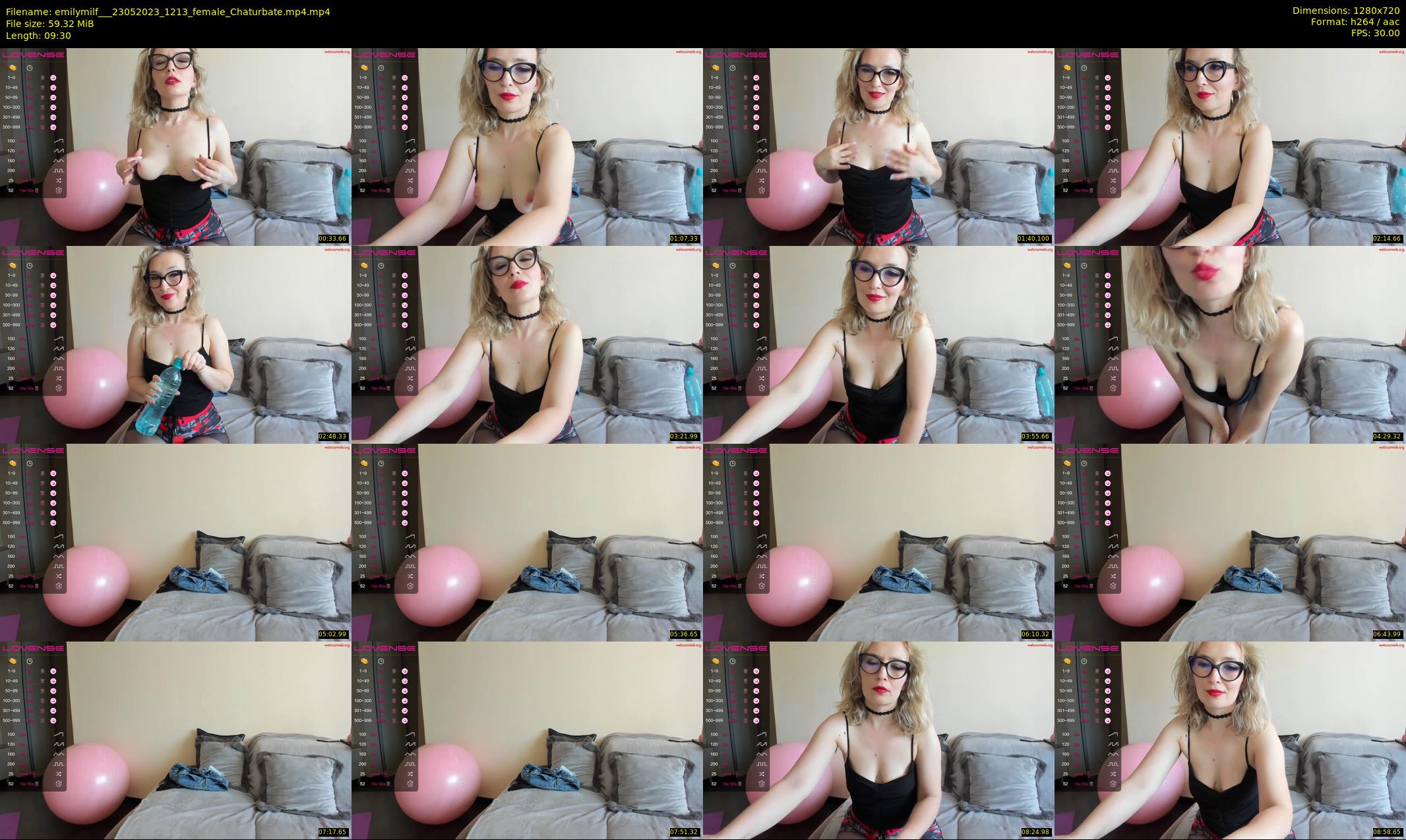 emilymilf__ — 10 minute Chaturbate female cam show recording, 720p, May 23, 2023