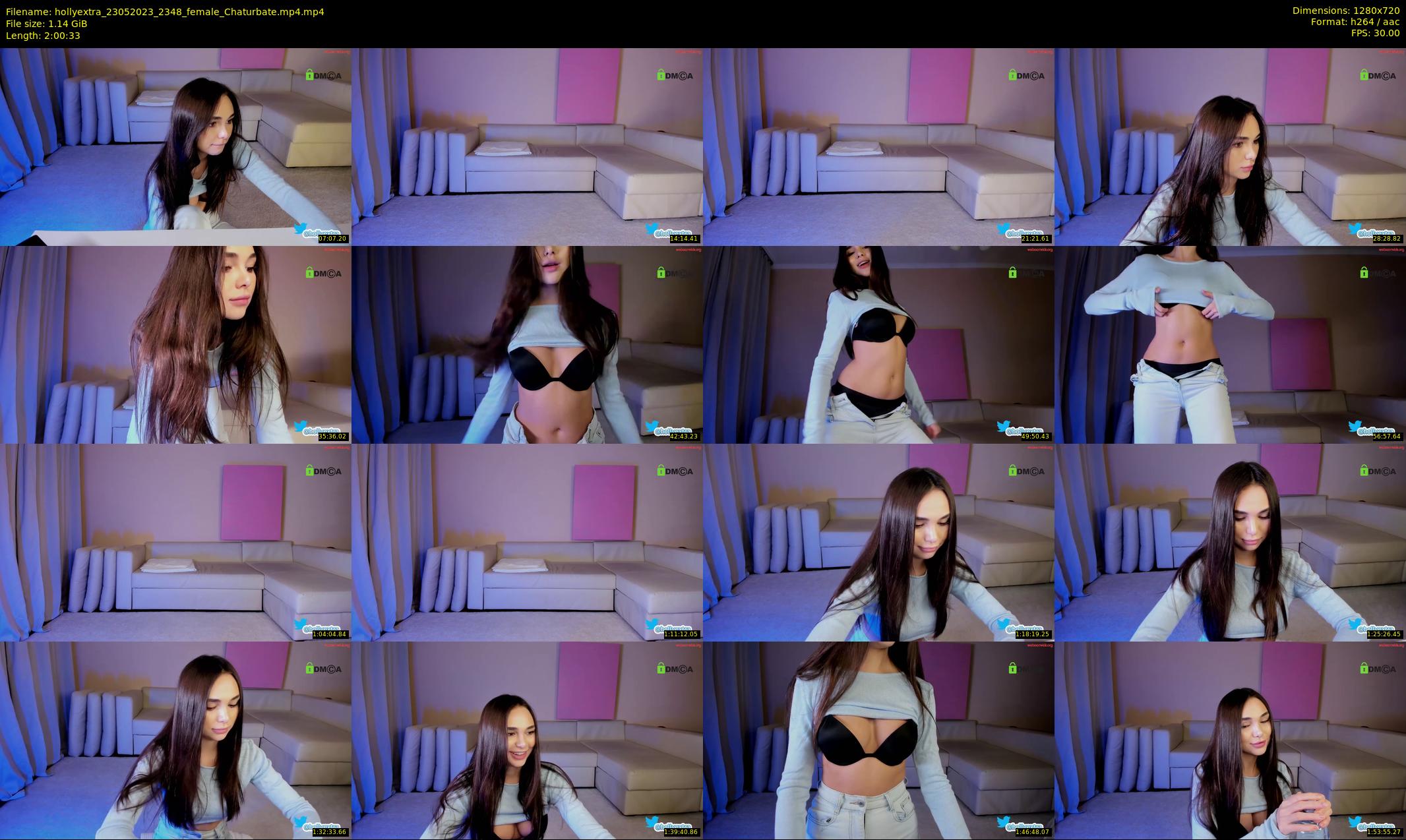 hollyextra — 121 minute Chaturbate female cam show recording, 720p, May 23, 2023