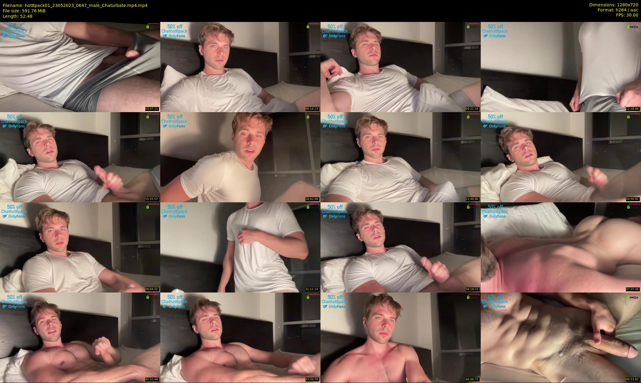 hot8pack01 — 53 minute Chaturbate male cam show recording, 720p, May 23, 2023