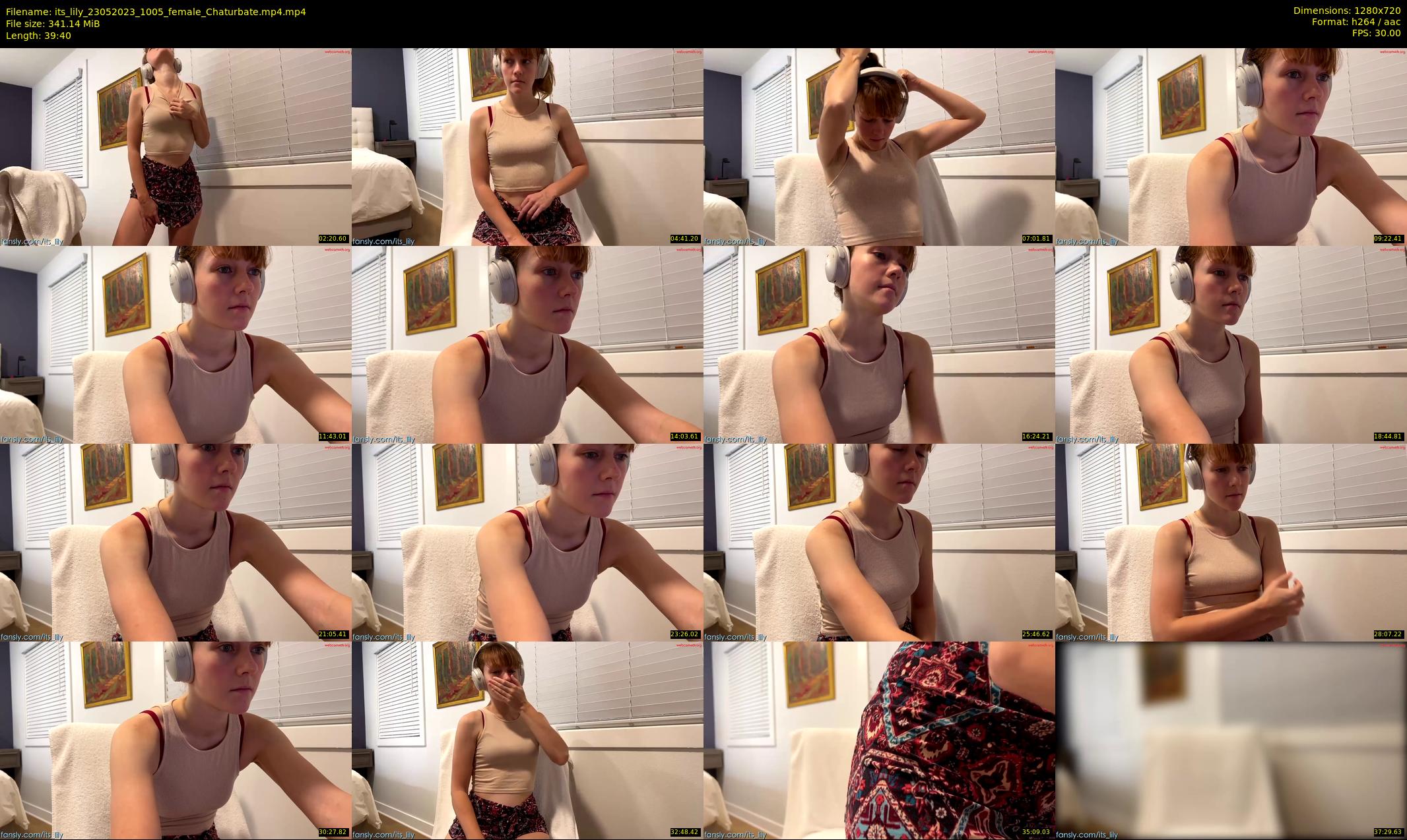 its_lily — 40 minute Chaturbate female cam show recording, 720p, May 23, 2023