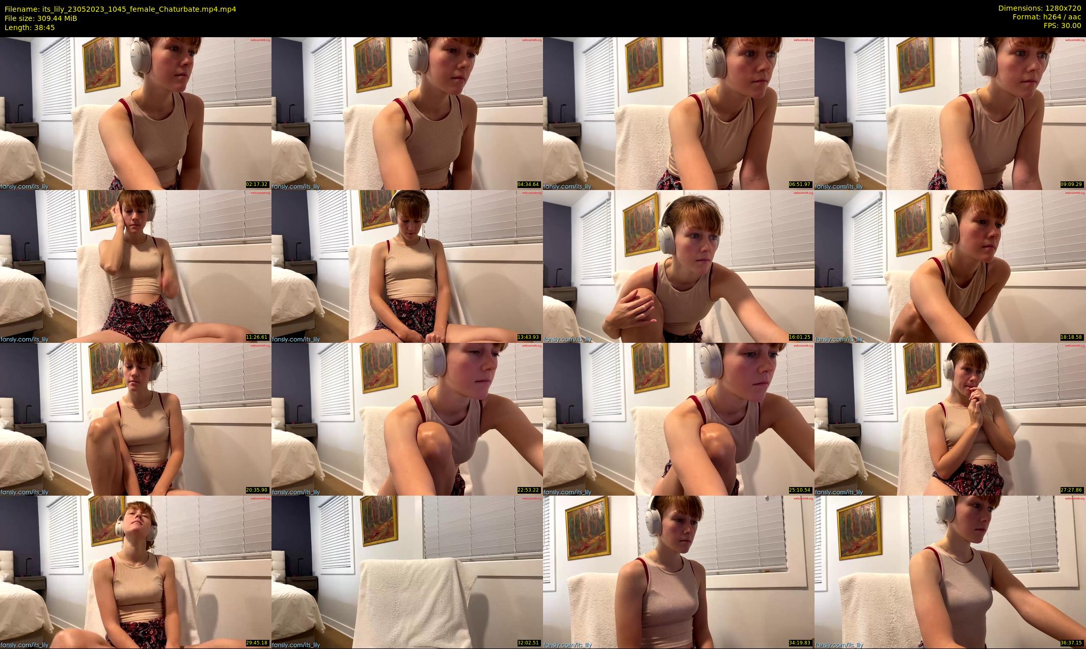 its_lily — 39 minute Chaturbate female cam show recording, 720p, May 23, 2023