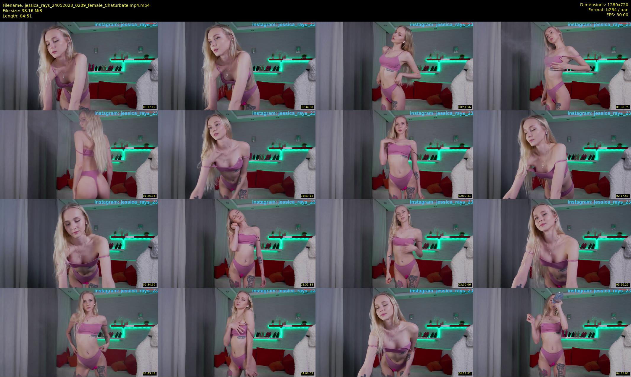 jessica_rays — 5 minute Chaturbate couple cam show recording, 720p, May 24, 2023