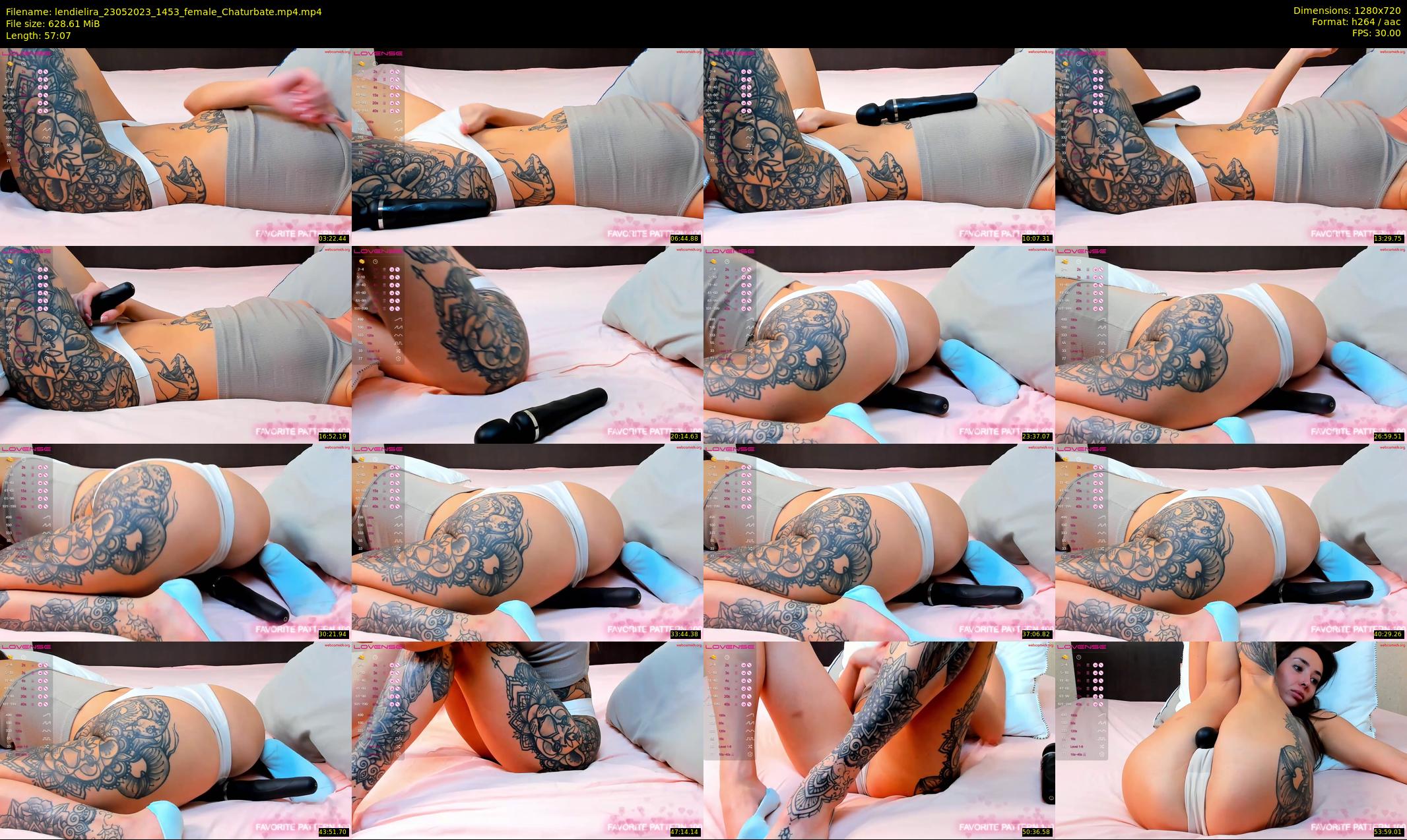 lendielira — 58 minute Chaturbate female cam show recording, 720p, May 23, 2023