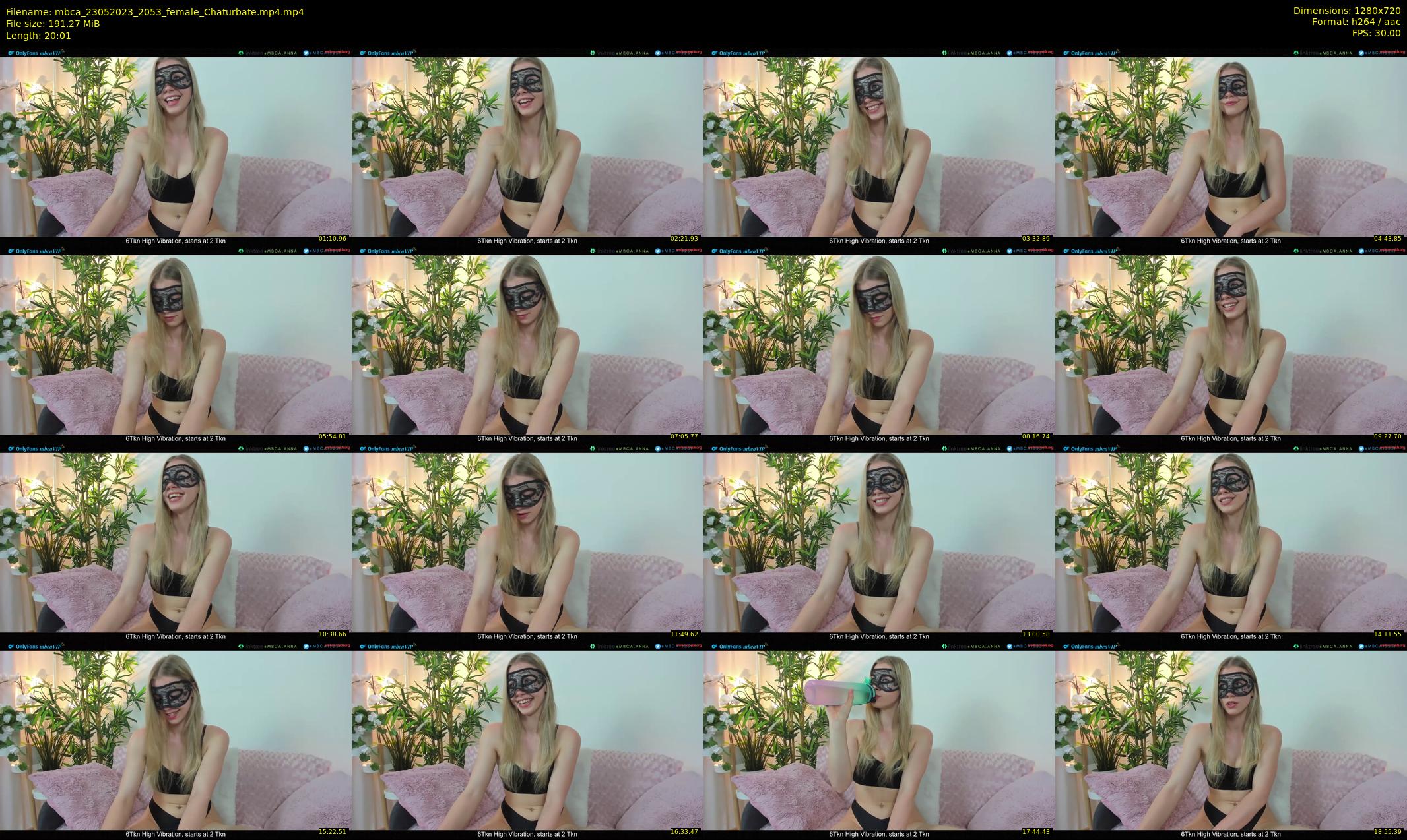 mbca — 21 minute Chaturbate couple cam show recording, 720p, May 23, 2023