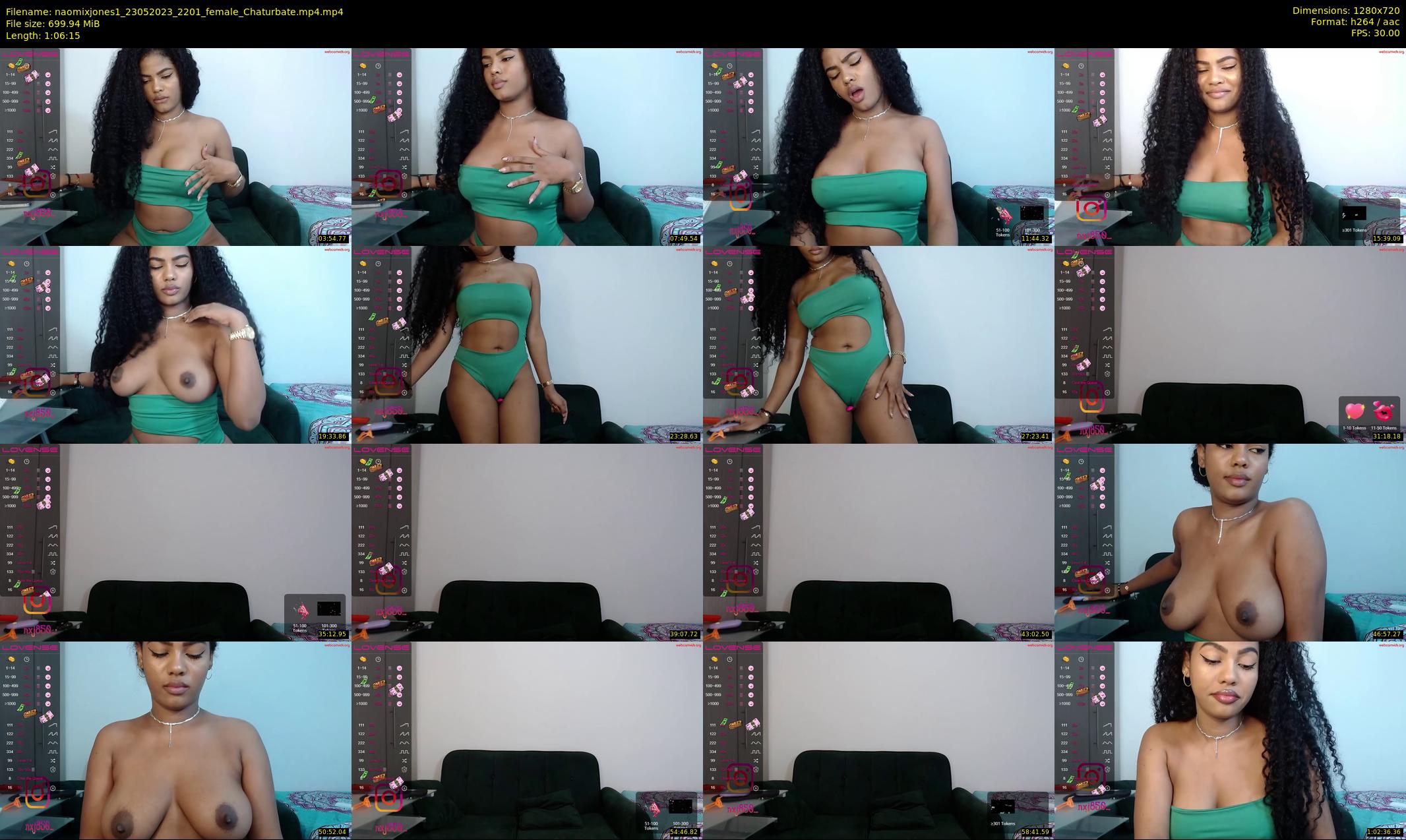 naomixjones1 — 67 minute Chaturbate female cam show recording, 720p, May 23, 2023