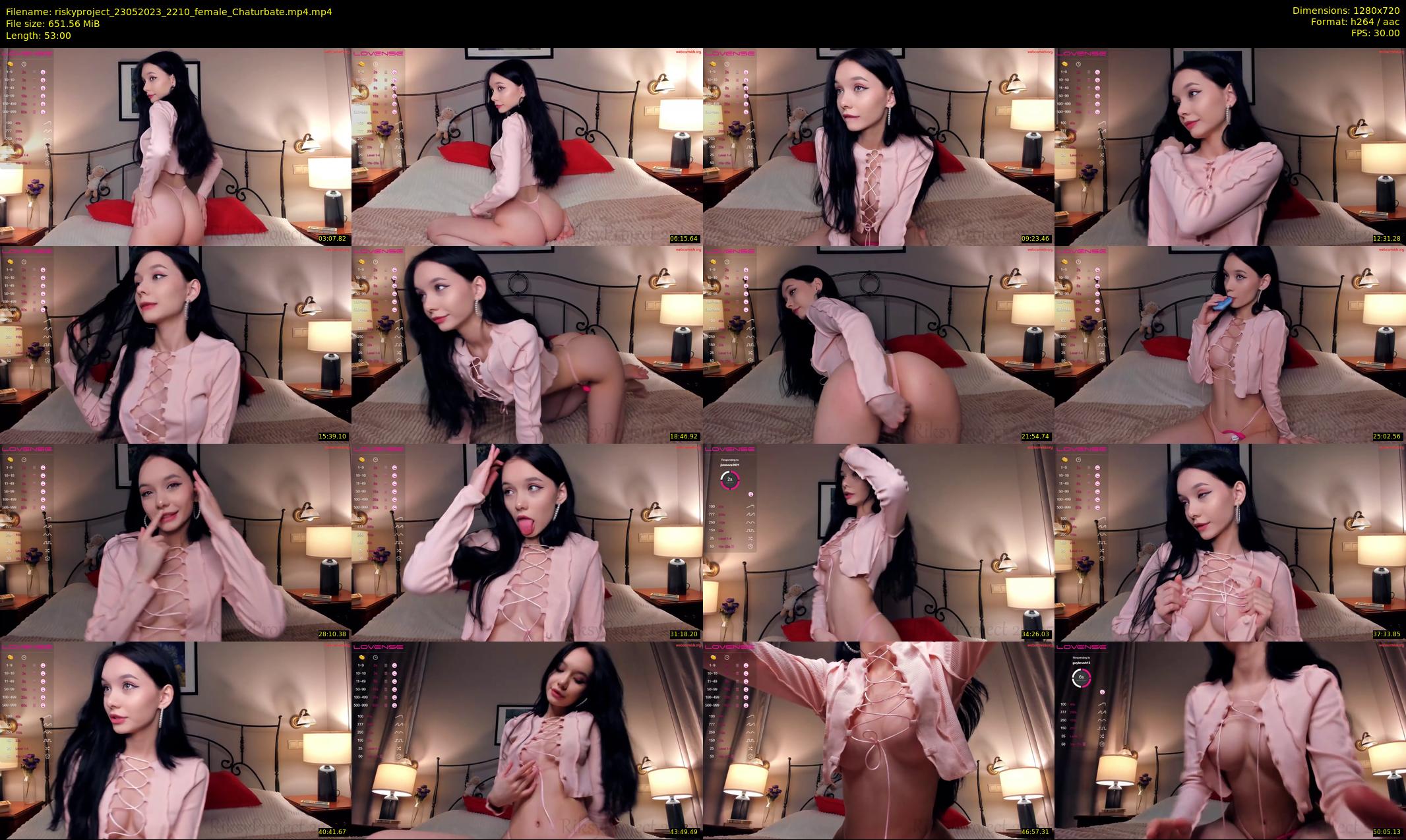 riskyproject — 53 minute Chaturbate couple cam show recording, 720p, May 23, 2023