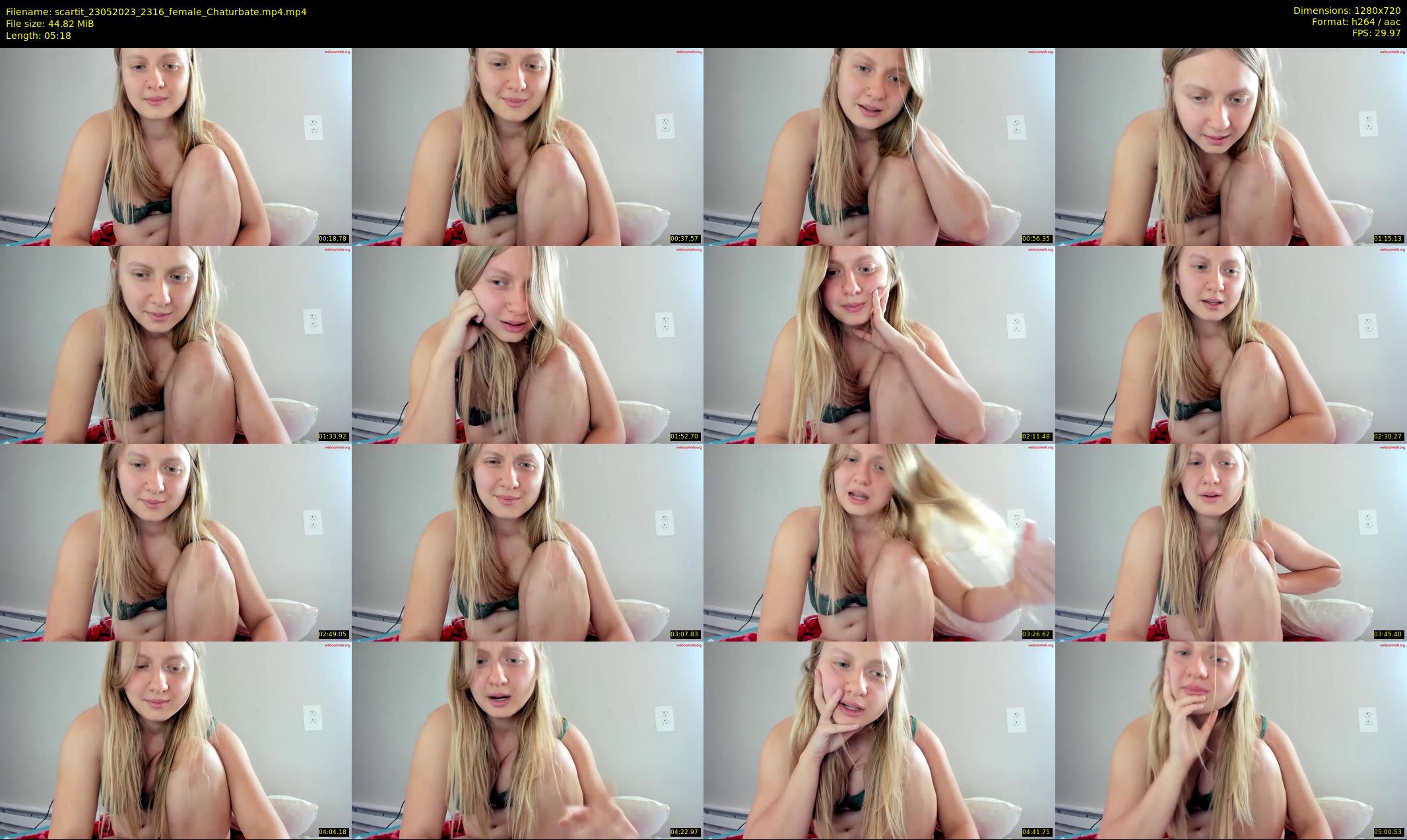 scartit — 6 minute Chaturbate female cam show recording, 720p, May 23, 2023