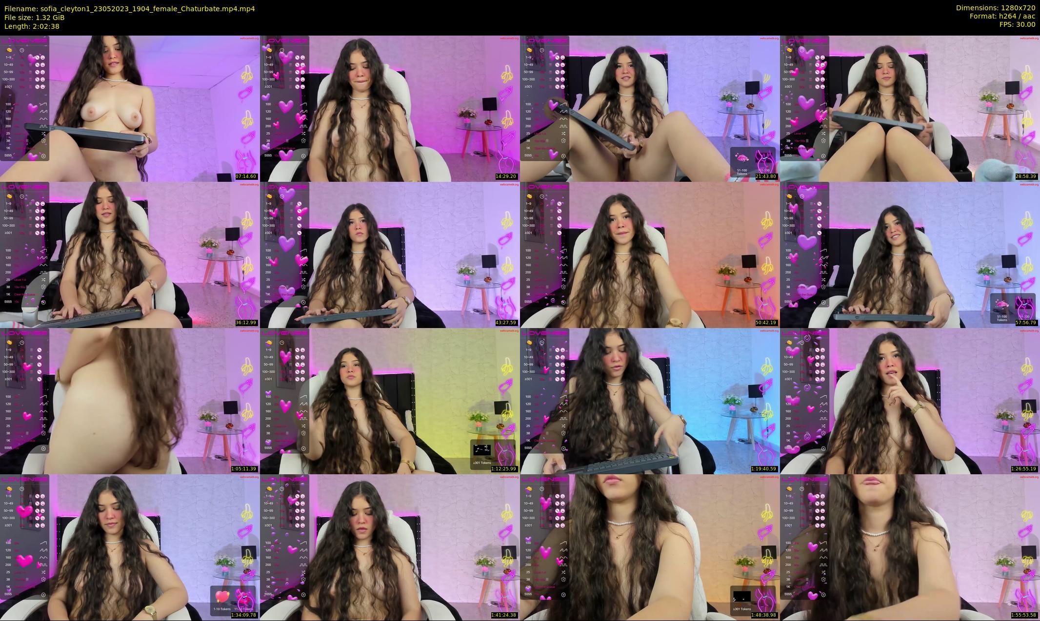 sofia_cleyton1 — 123 minute Chaturbate female cam show recording, 720p, May 23, 2023