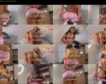 soy_destiny — 6 minute Chaturbate female cam show recording, 720p, May 23, 2023