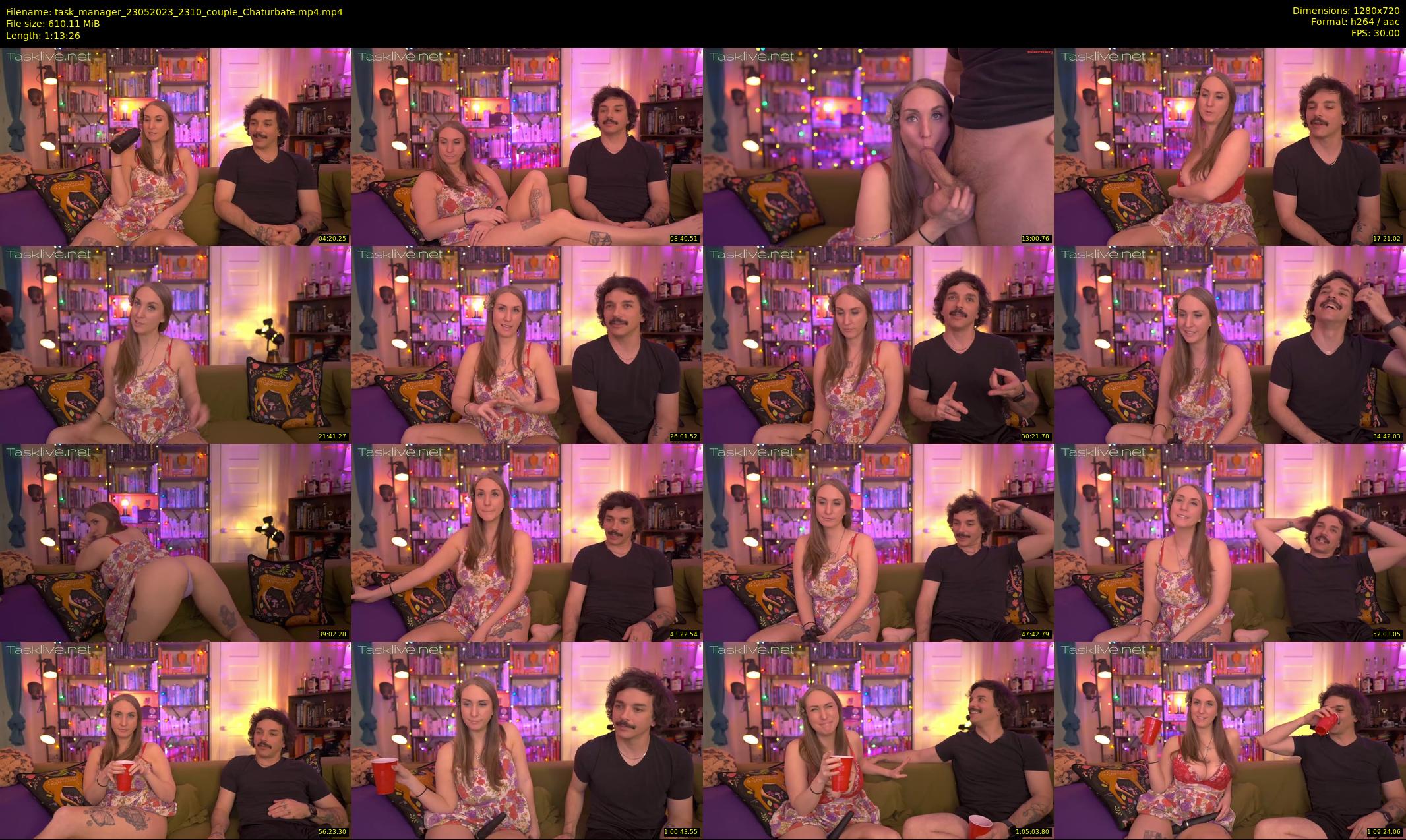 task_manager — 74 minute Chaturbate couple cam show recording, 720p, May 23, 2023
