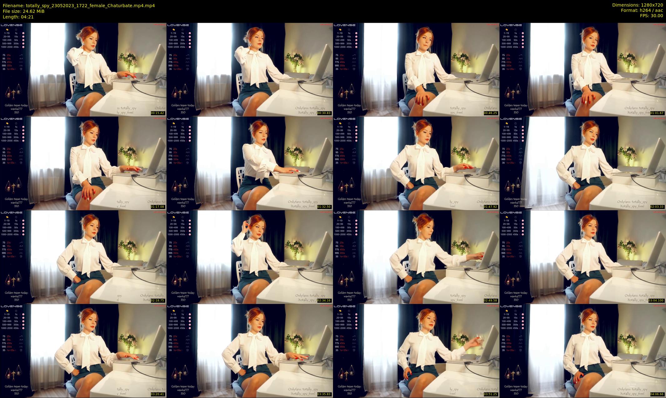 totally_spy — 5 minute Chaturbate female cam show recording, 720p, May 23, 2023