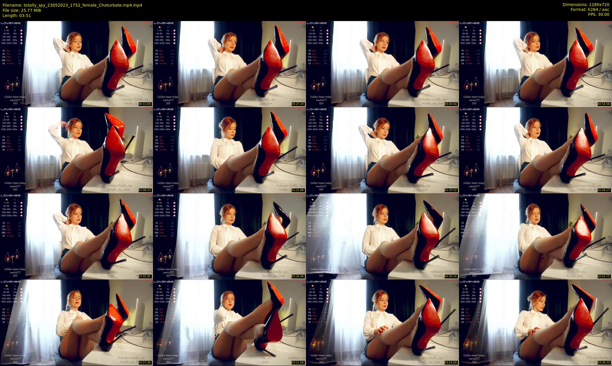 totally_spy — 4 minute Chaturbate female cam show recording, 720p, May 23, 2023