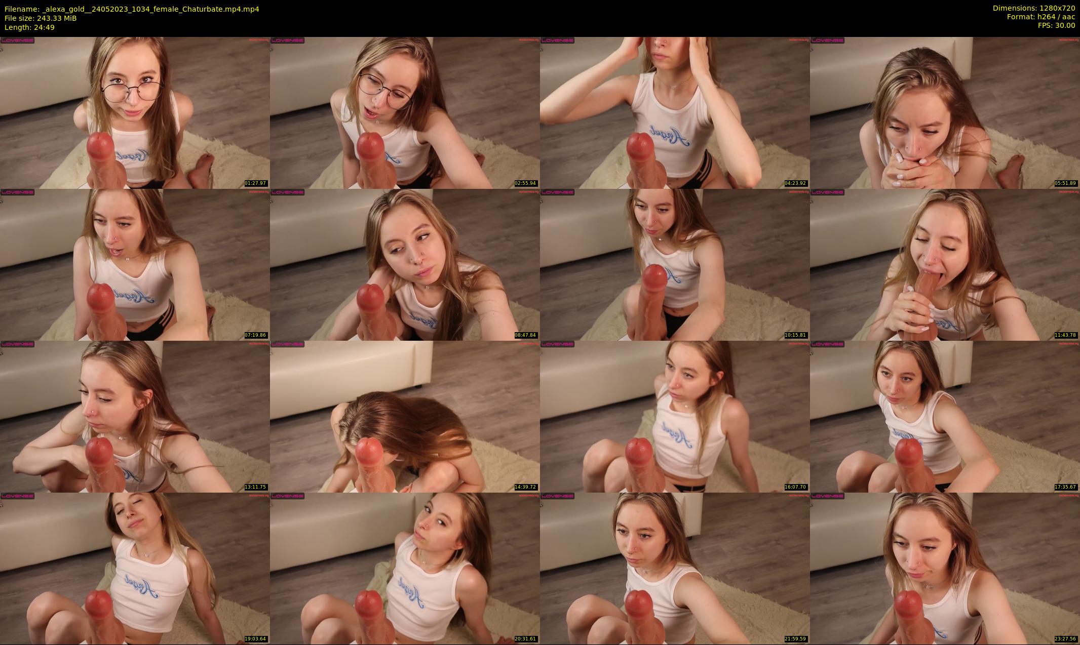 _alexa_gold_ — 25 minute Chaturbate female cam show recording, 720p, May 24, 2023