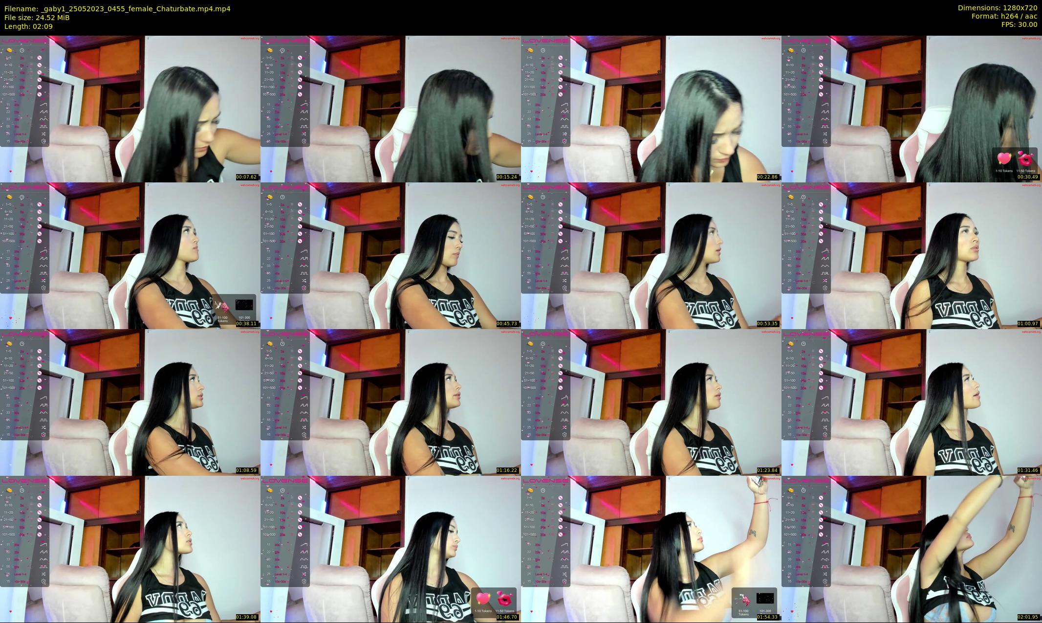 _gaby1 — 3 minute Chaturbate female cam show recording, 720p, May 25, 2023