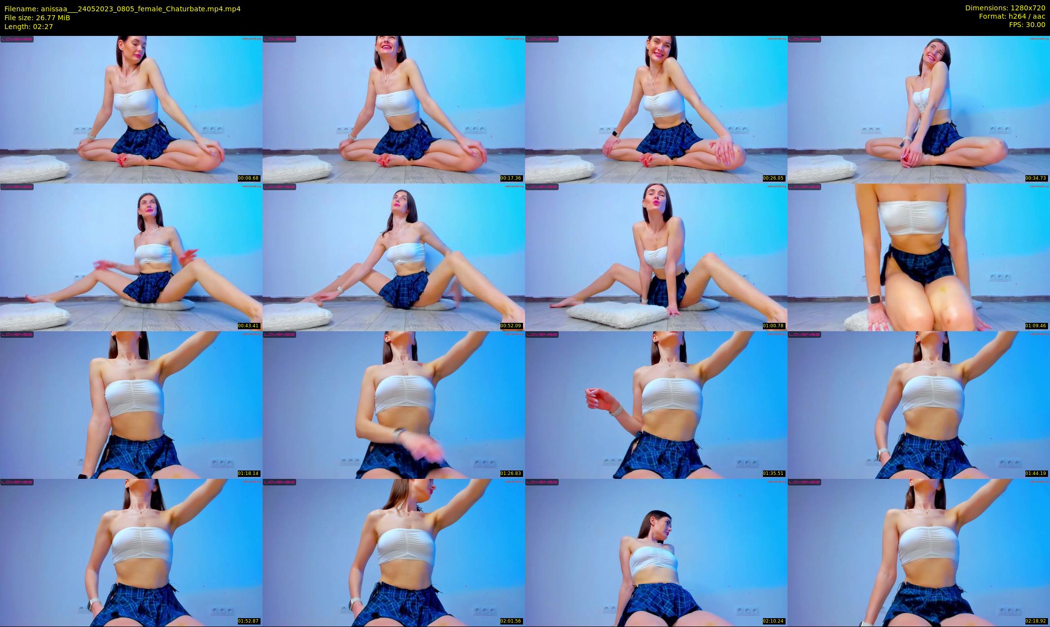 anissaa__ — 3 minute Chaturbate female cam show recording, 720p, May 24, 2023