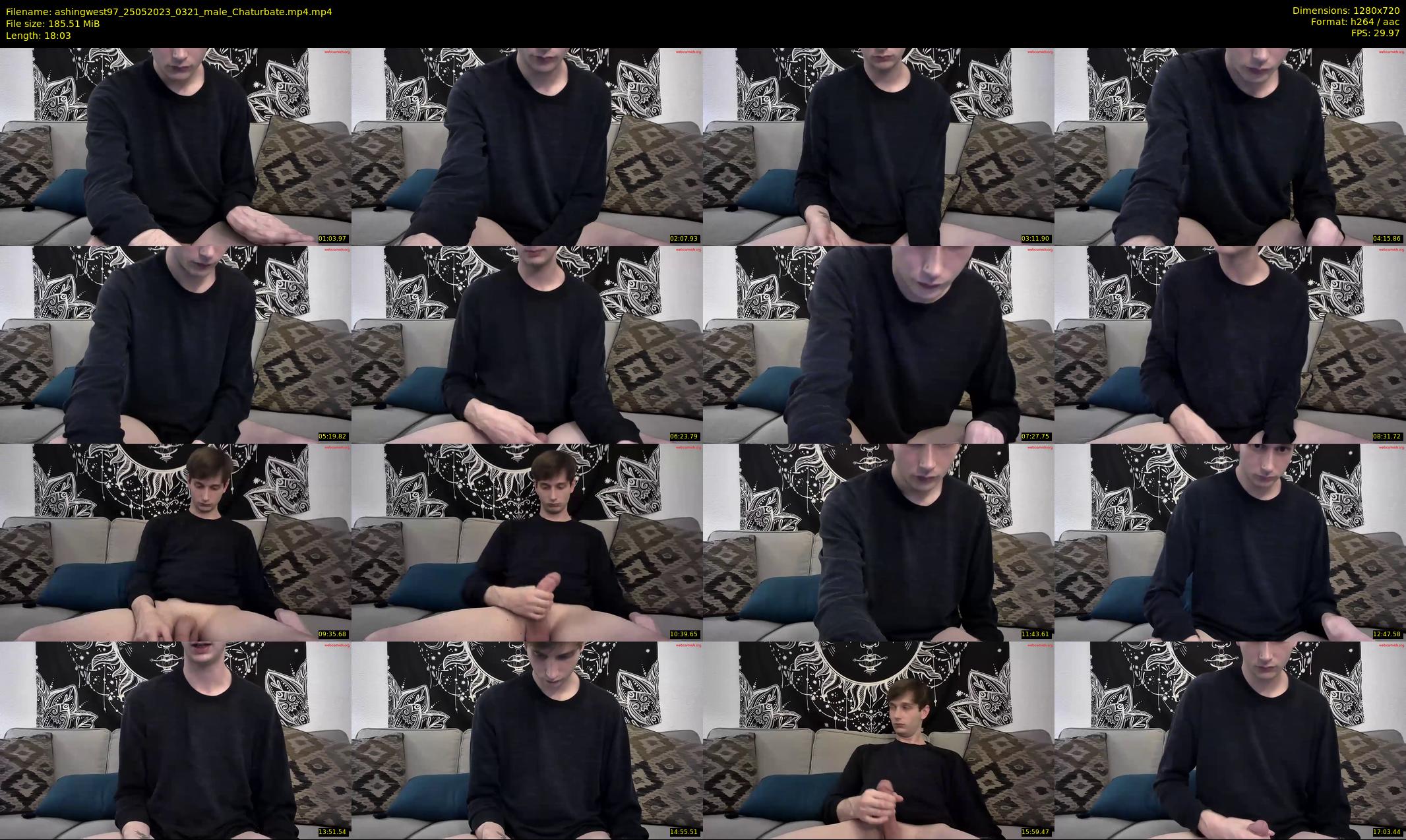 ashingwest97 — 19 minute Chaturbate male cam show recording, 720p, May 25, 2023