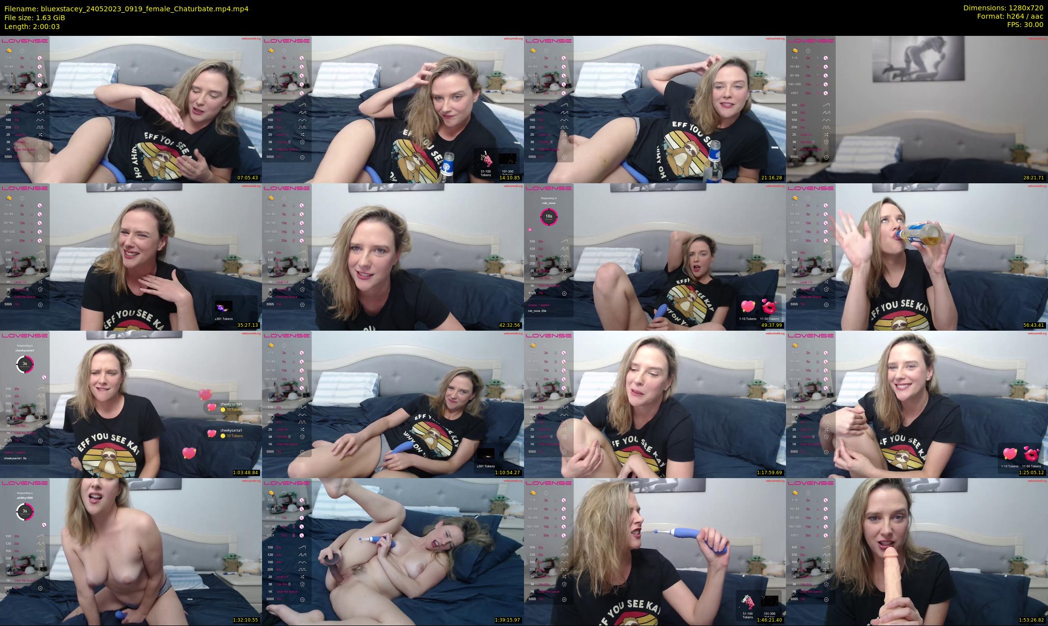 bluexstacey — 121 minute Chaturbate female cam show recording, 720p, May 24, 2023